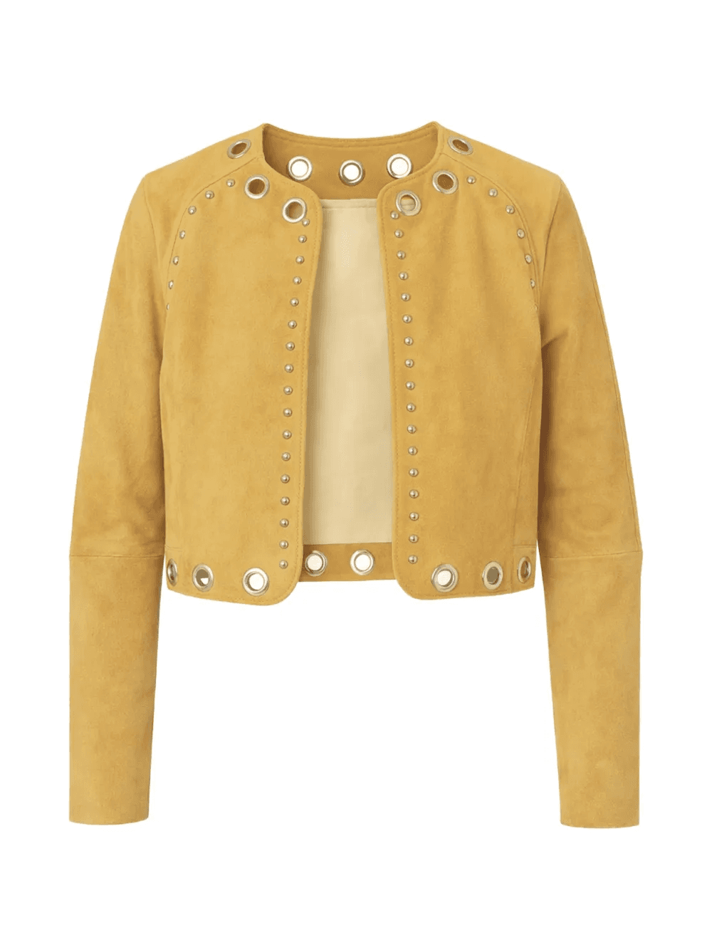 studded suede jacket - Image 1