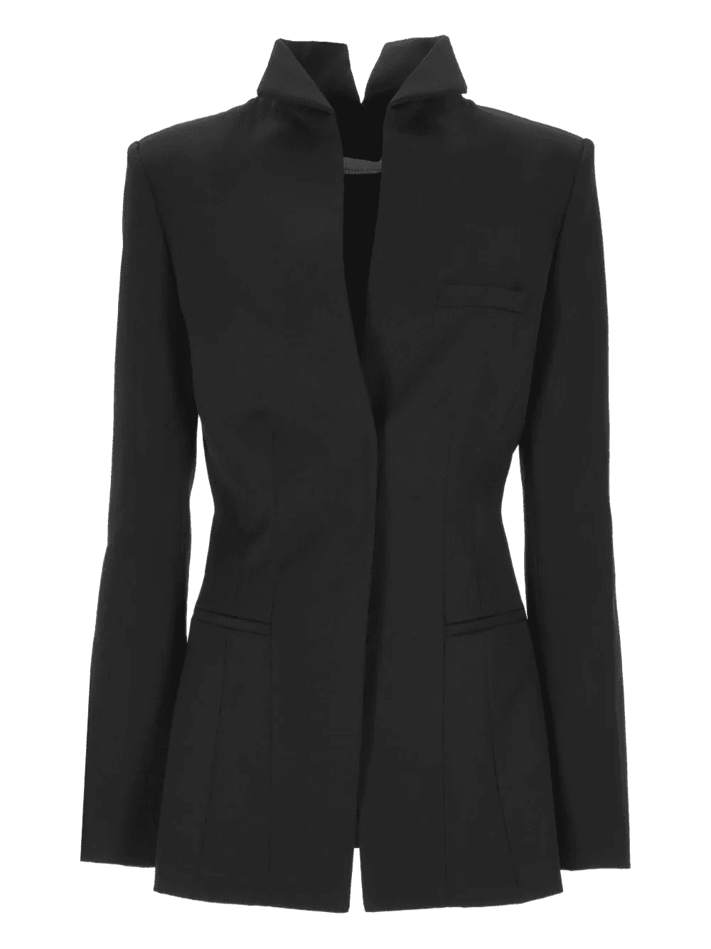 pointed-collar blazer - Image 1