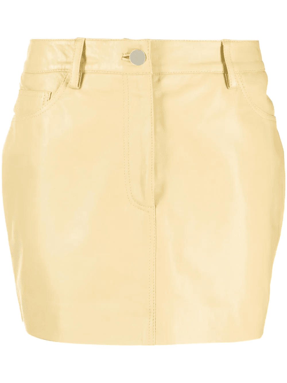 leather mini skirt - Image 1