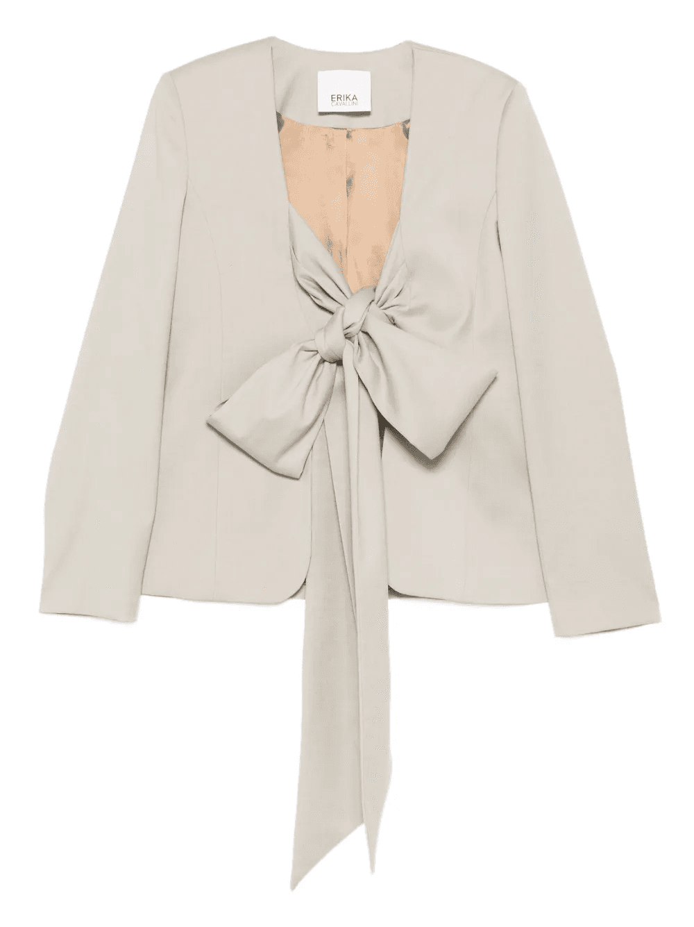 tie fastening bow blazer - Image 1
