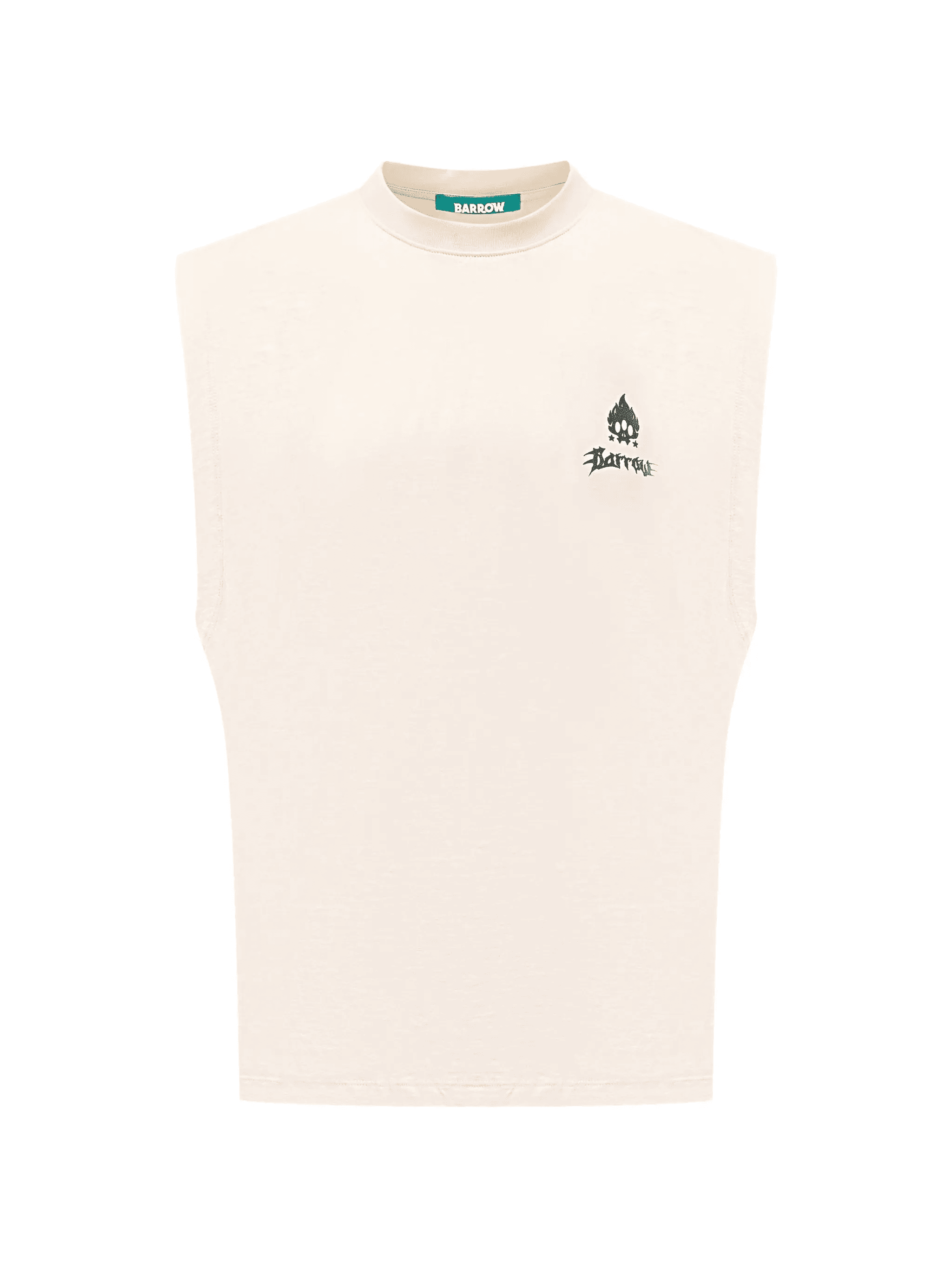 graphic sleeveless T-shirt - Image 1