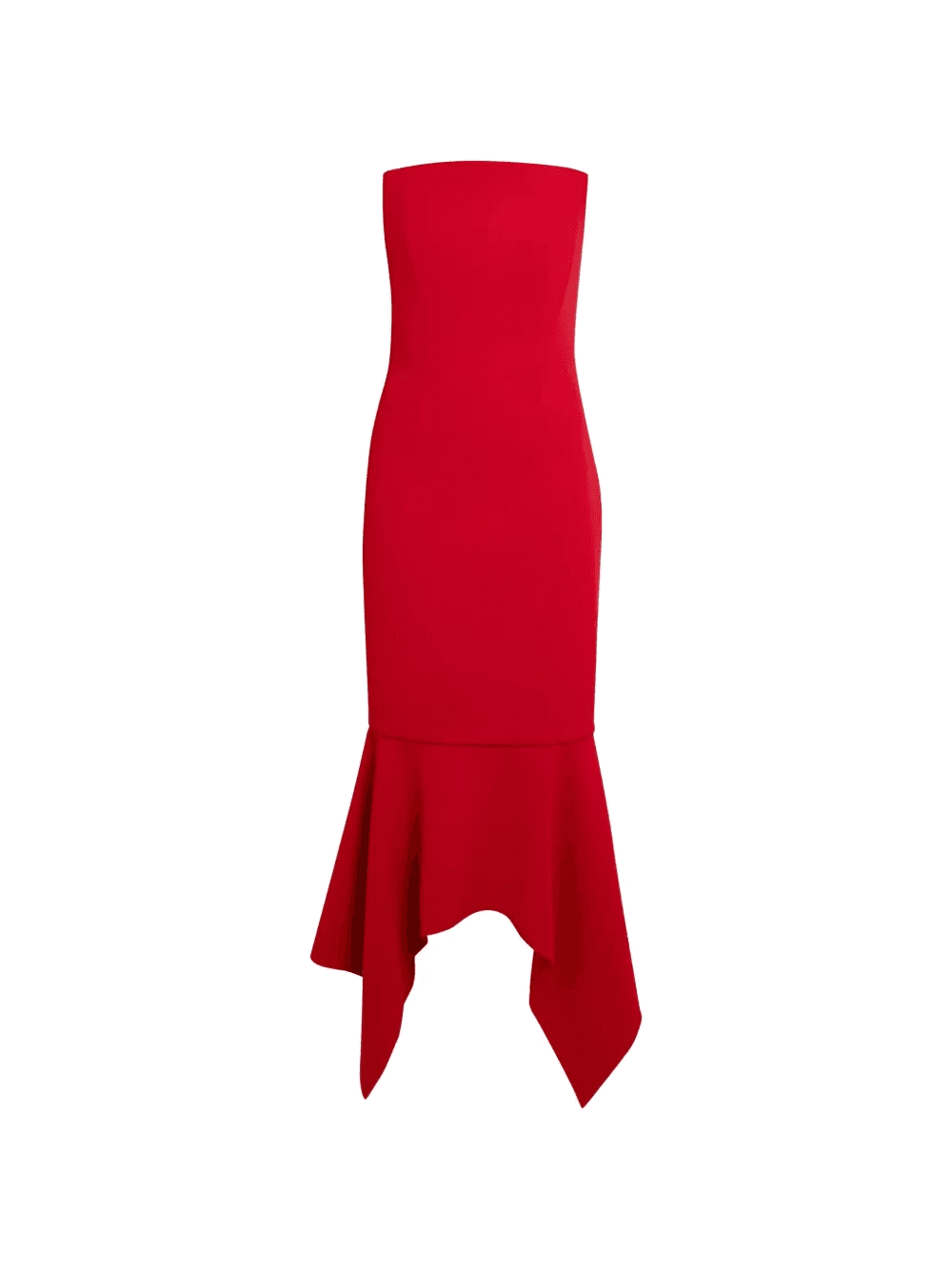Tegan asymmetric midi dress - Image 1