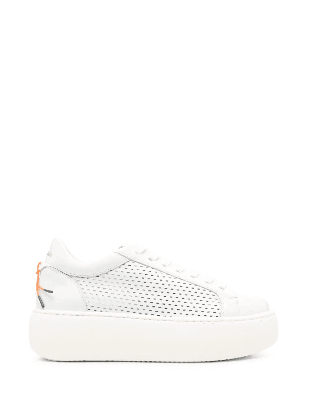 perforated platform sneakers - Image 1