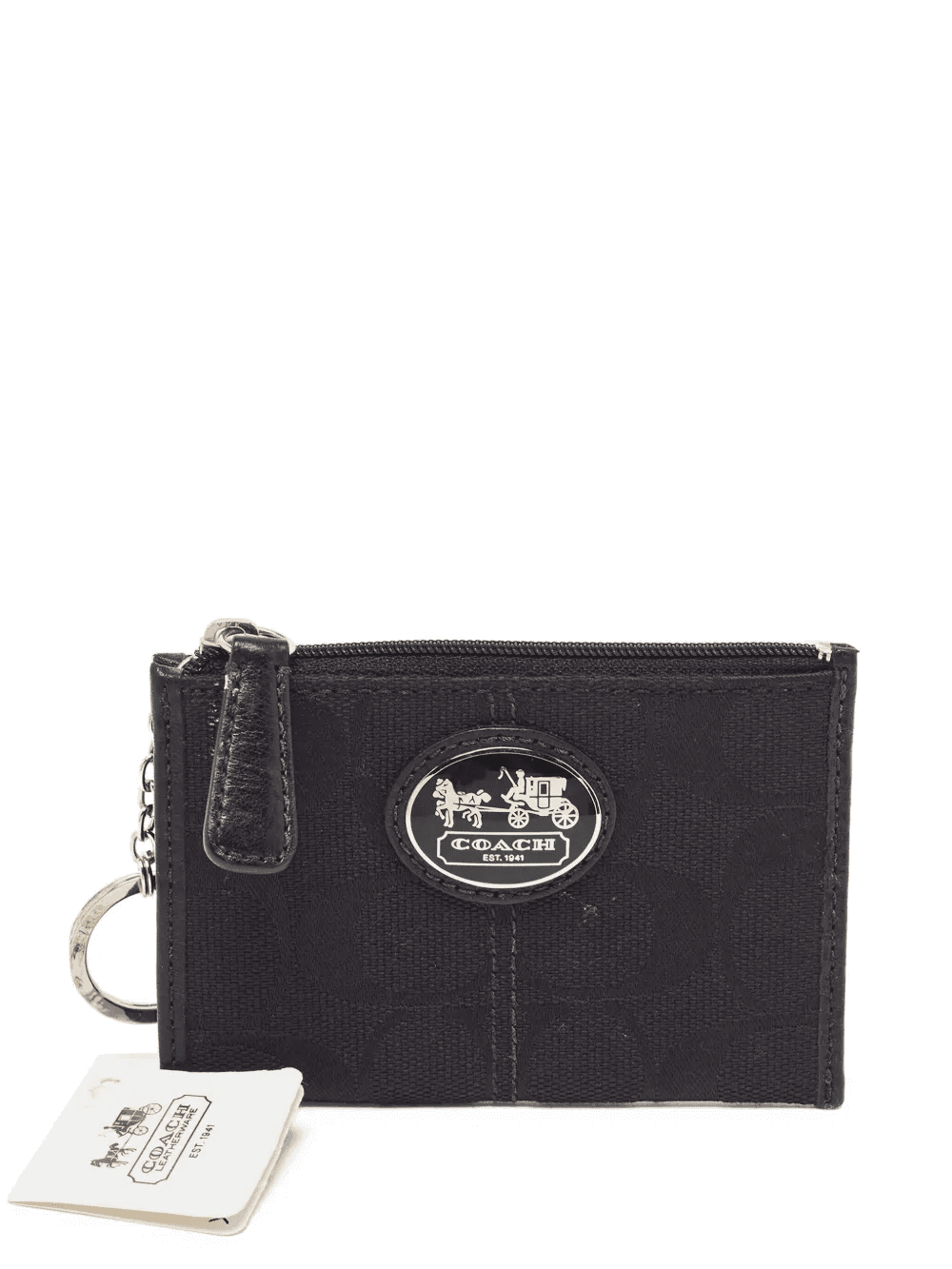 monogram-canvas card holder - Image 1