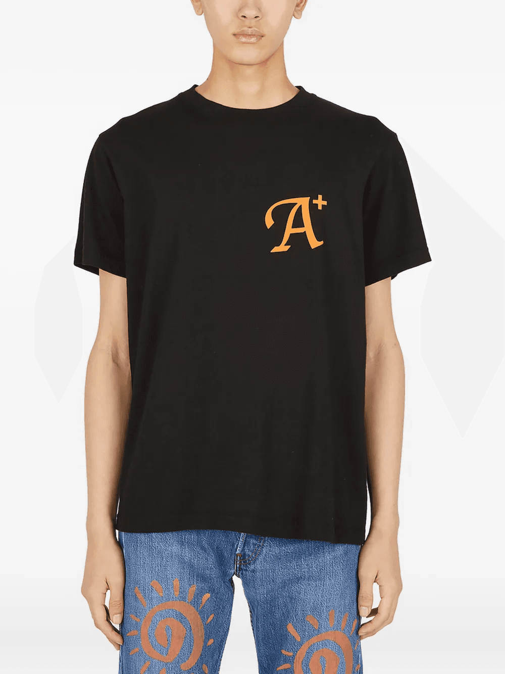 graphic-motif jersey T-shirt - Image 1