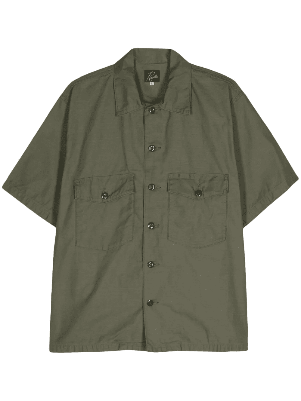 Fatigue short-sleeve cotton shirt - Image 1