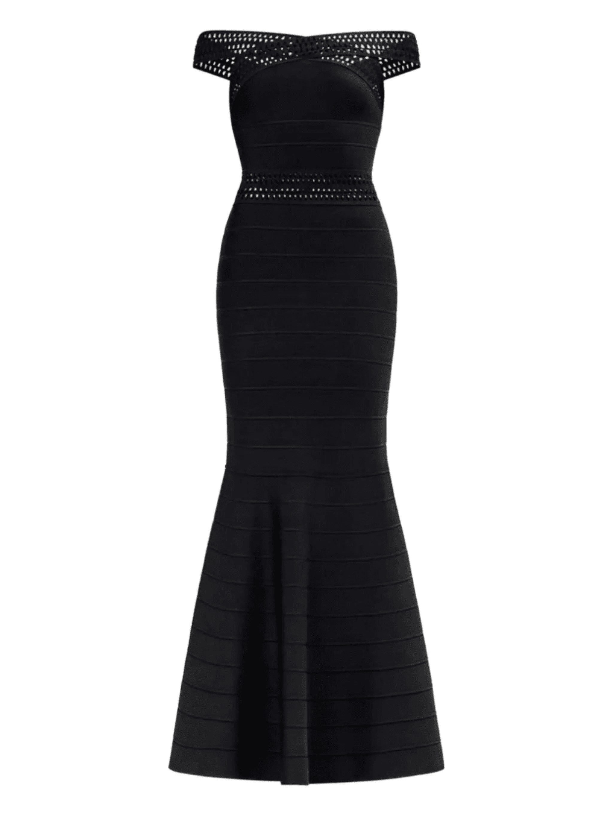 Octavia off-the-shoulder cut-out gown - Image 1