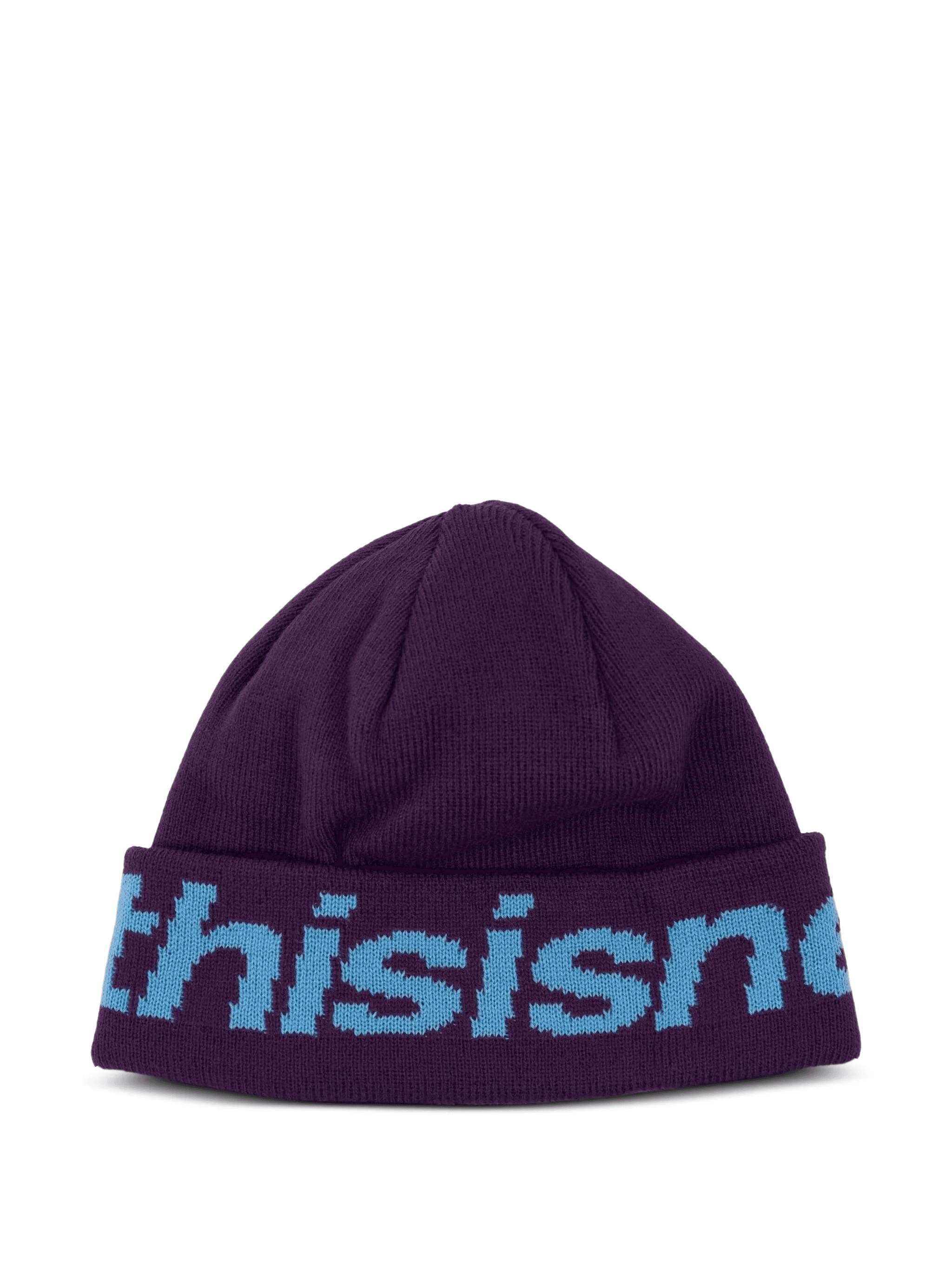 logo-intarsia beanie hat - Image 1