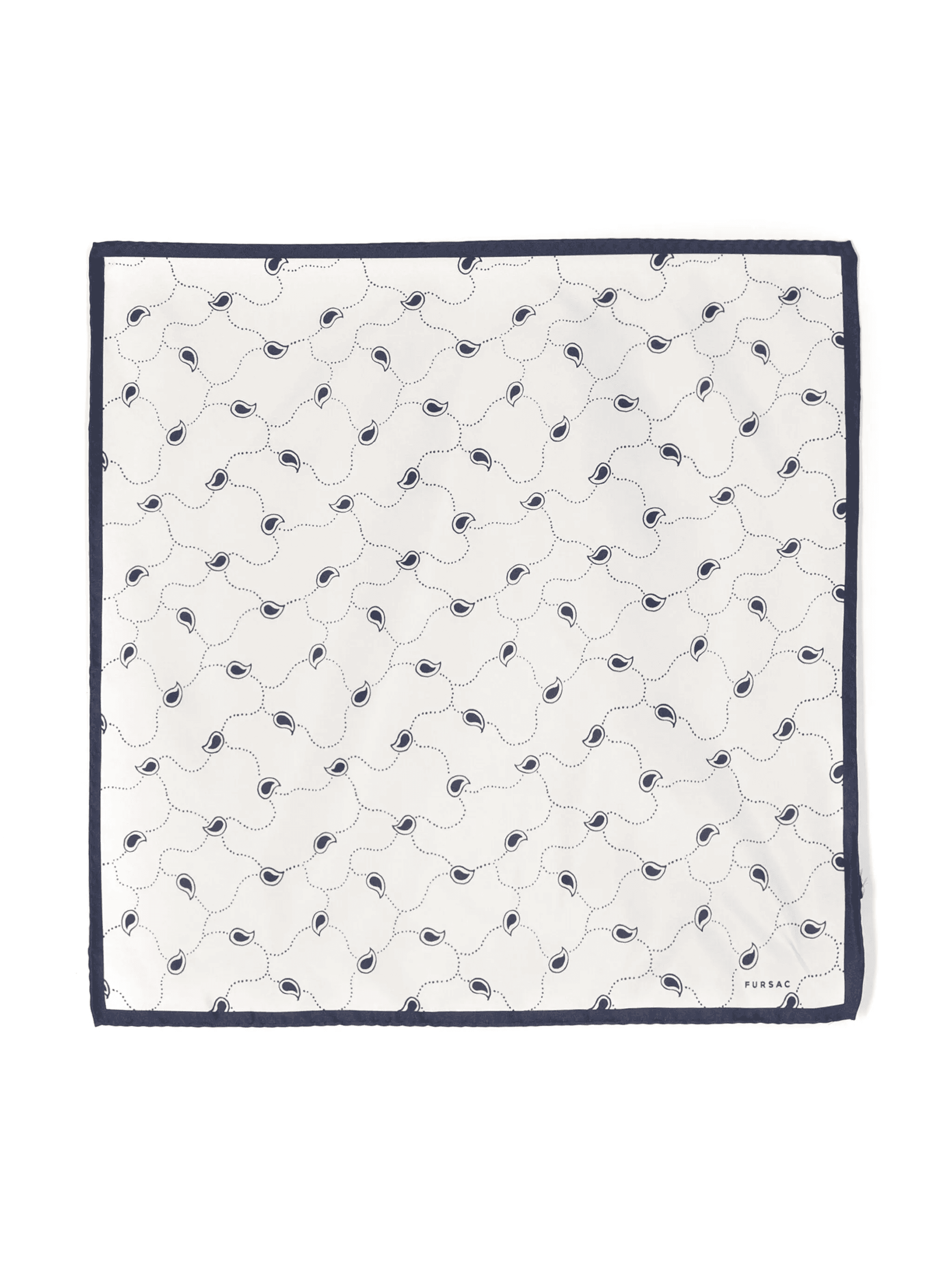 graphic-print silk scarf - Image 1