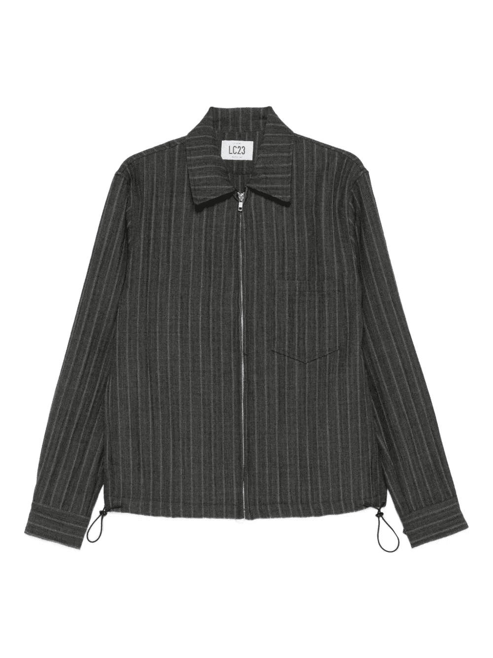 striped zip-up jacket - Image 1