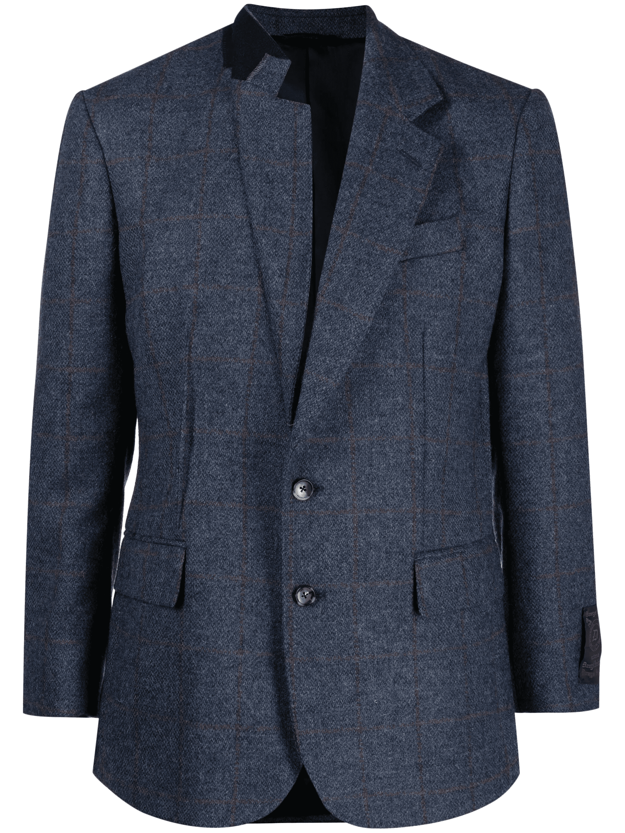 Darts asymmetric single-breasted blazer - Image 1