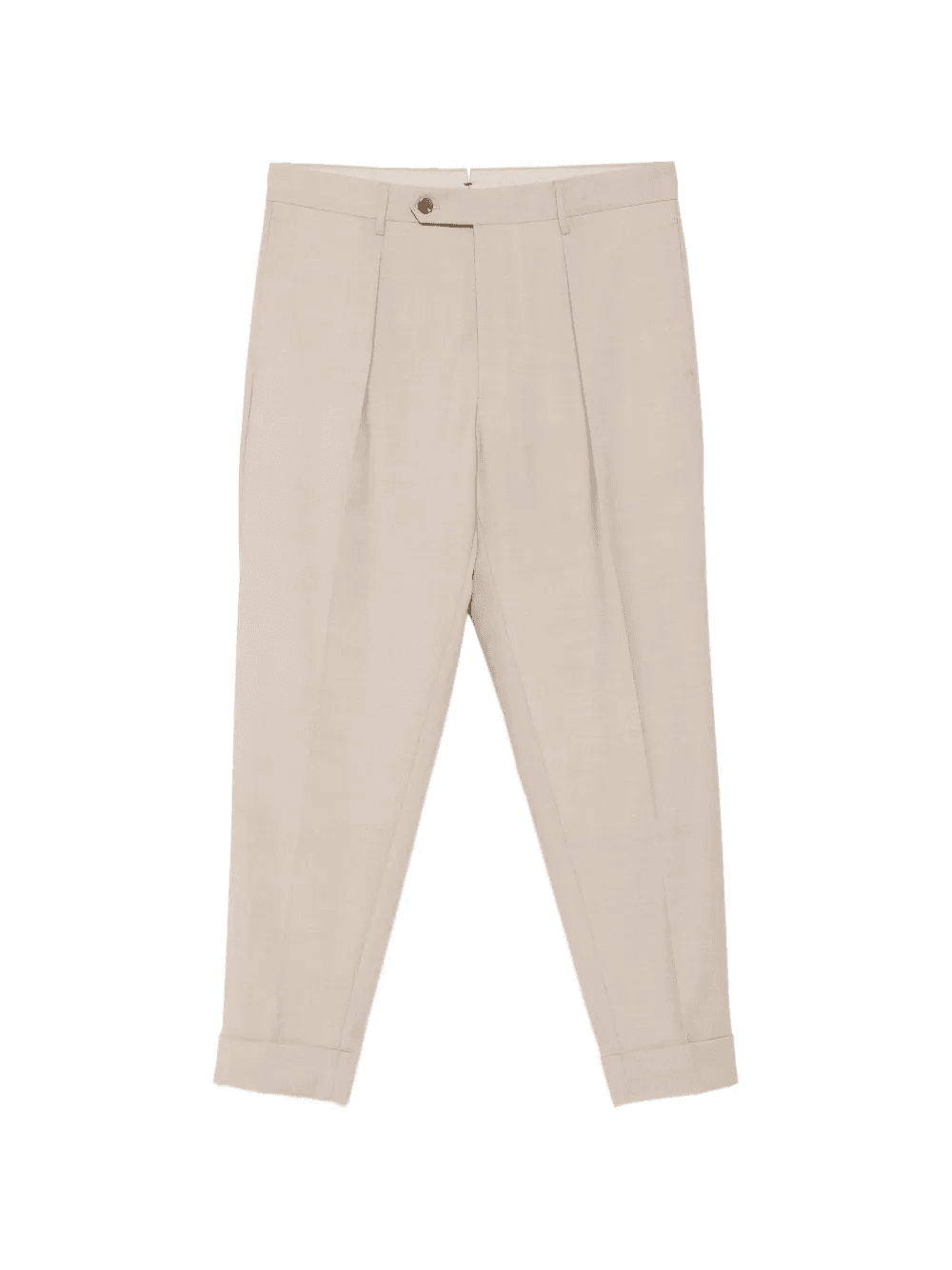 Chiaia pleated cuffed trousers - Image 1