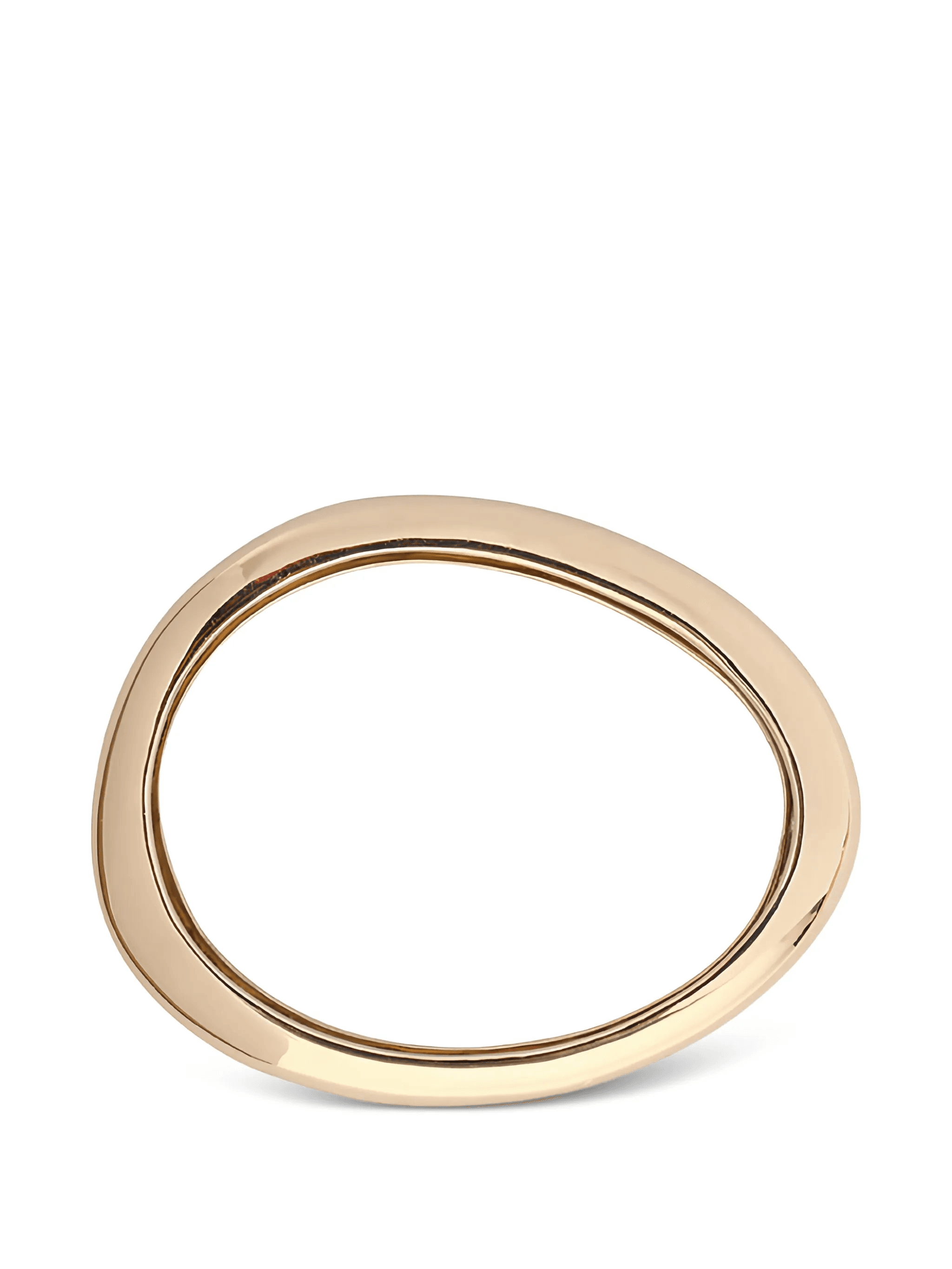 Rock Wishbone thin bangle bracelet - Image 1