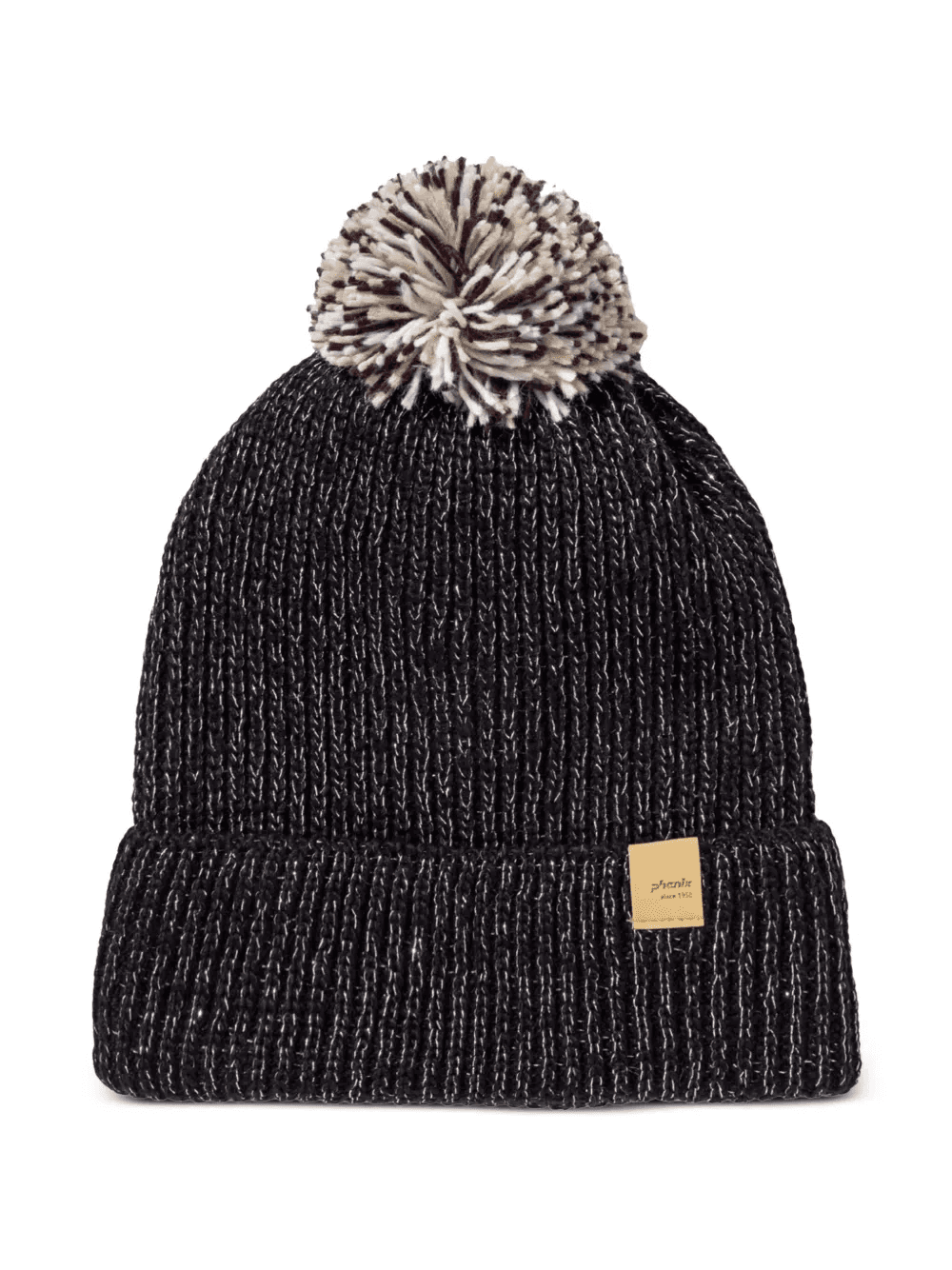 pompom-detail beanie hat - Image 1