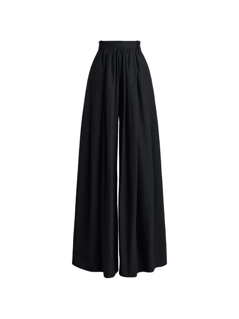 Vannesa poplin pleated trousers - Image 1