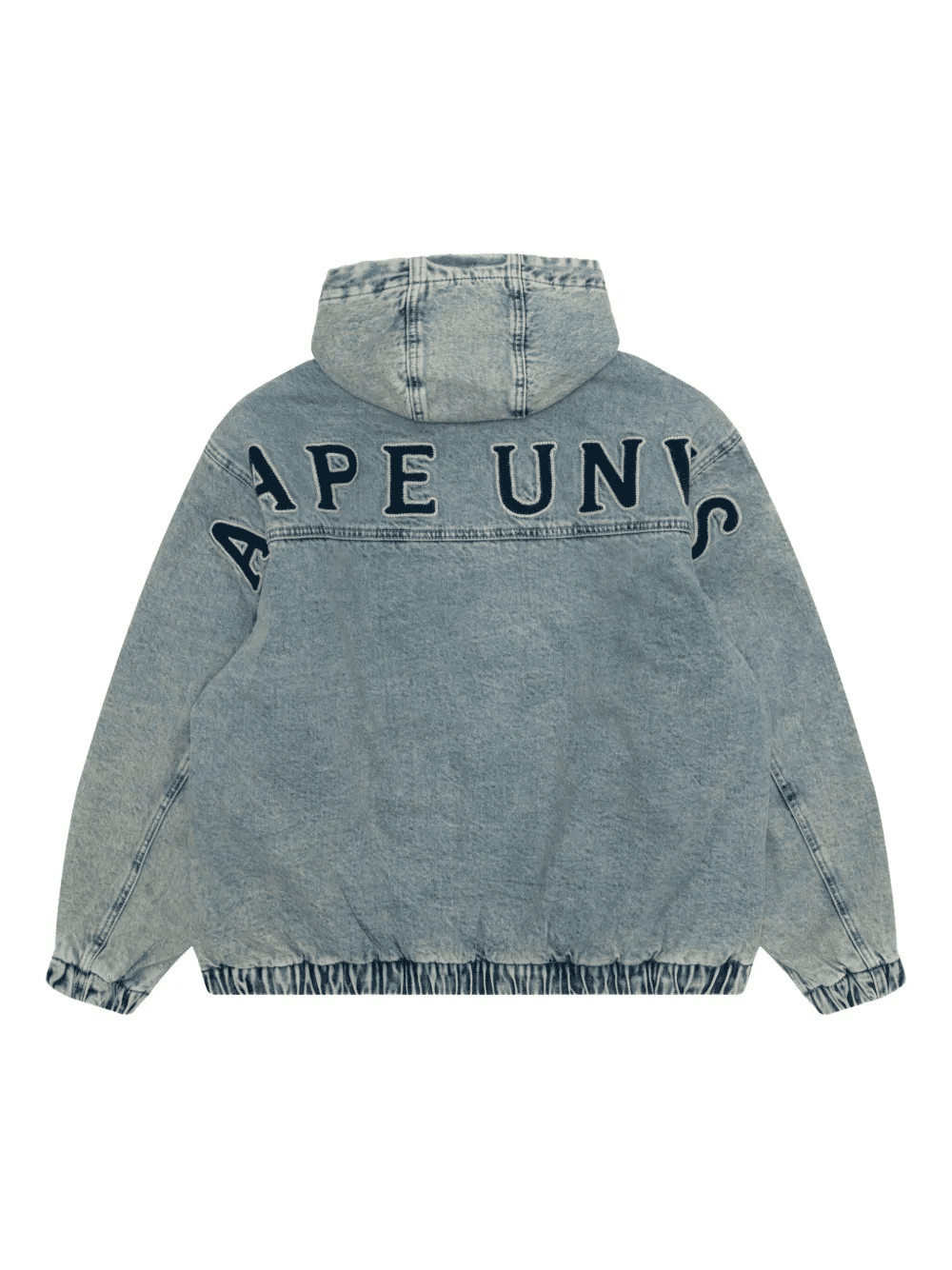 hooded denim jacket — Image 5