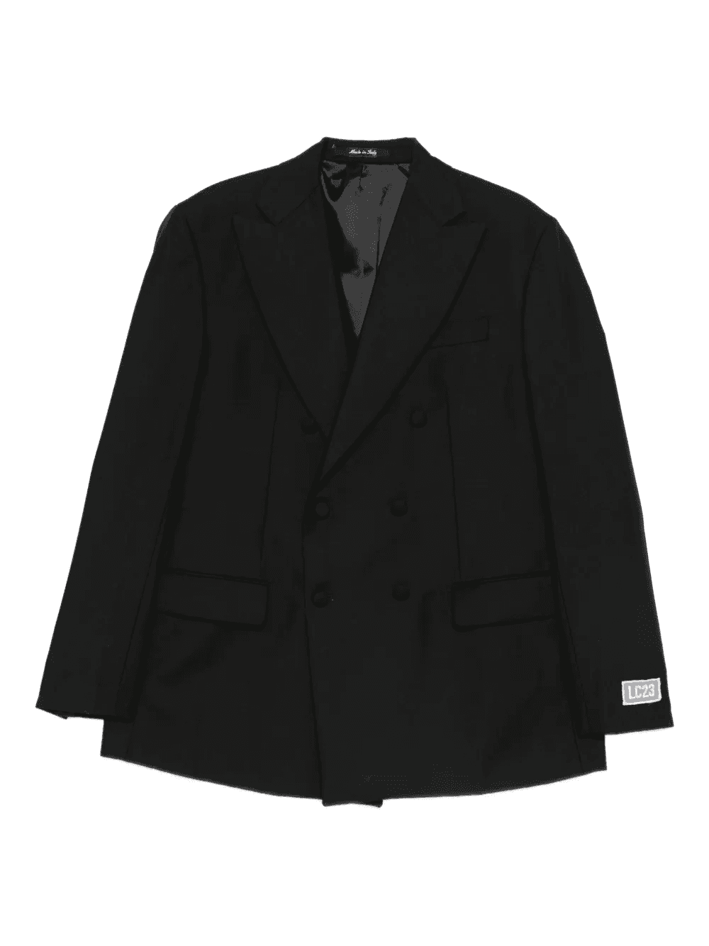 double-breasted wool blazer - Image 1