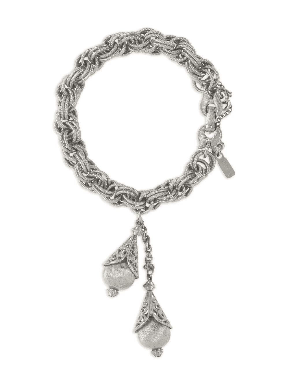 1970s silver plated bracelet - Image 1