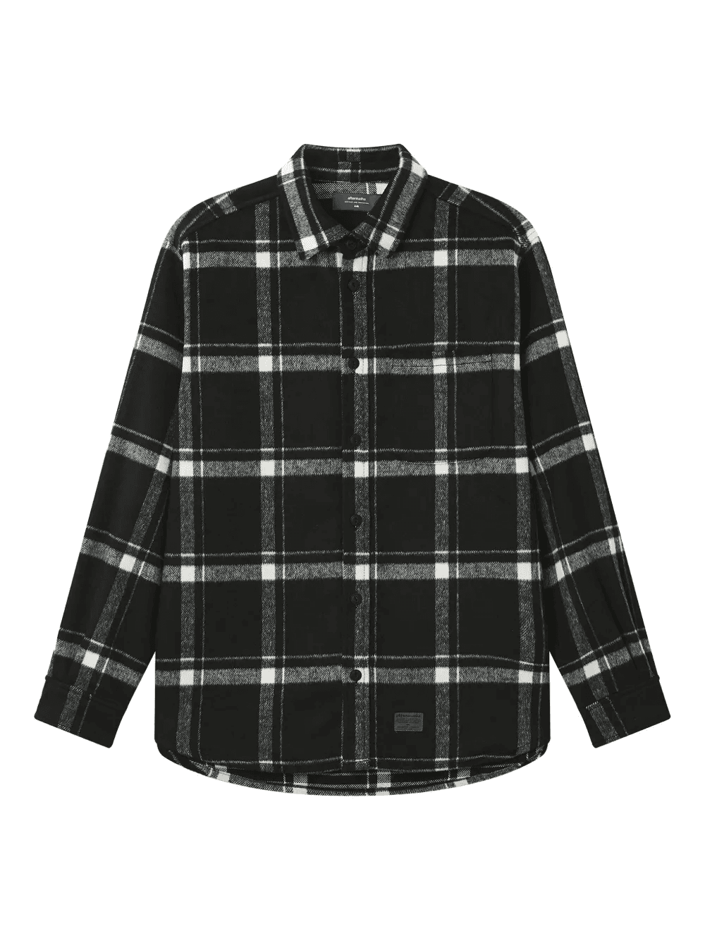 check-pattern pocket shirt - Image 1
