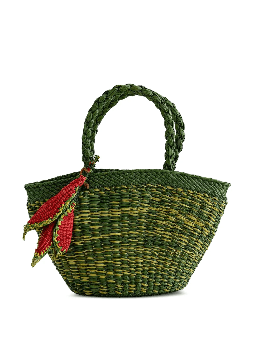 straw tote bag - Image 1