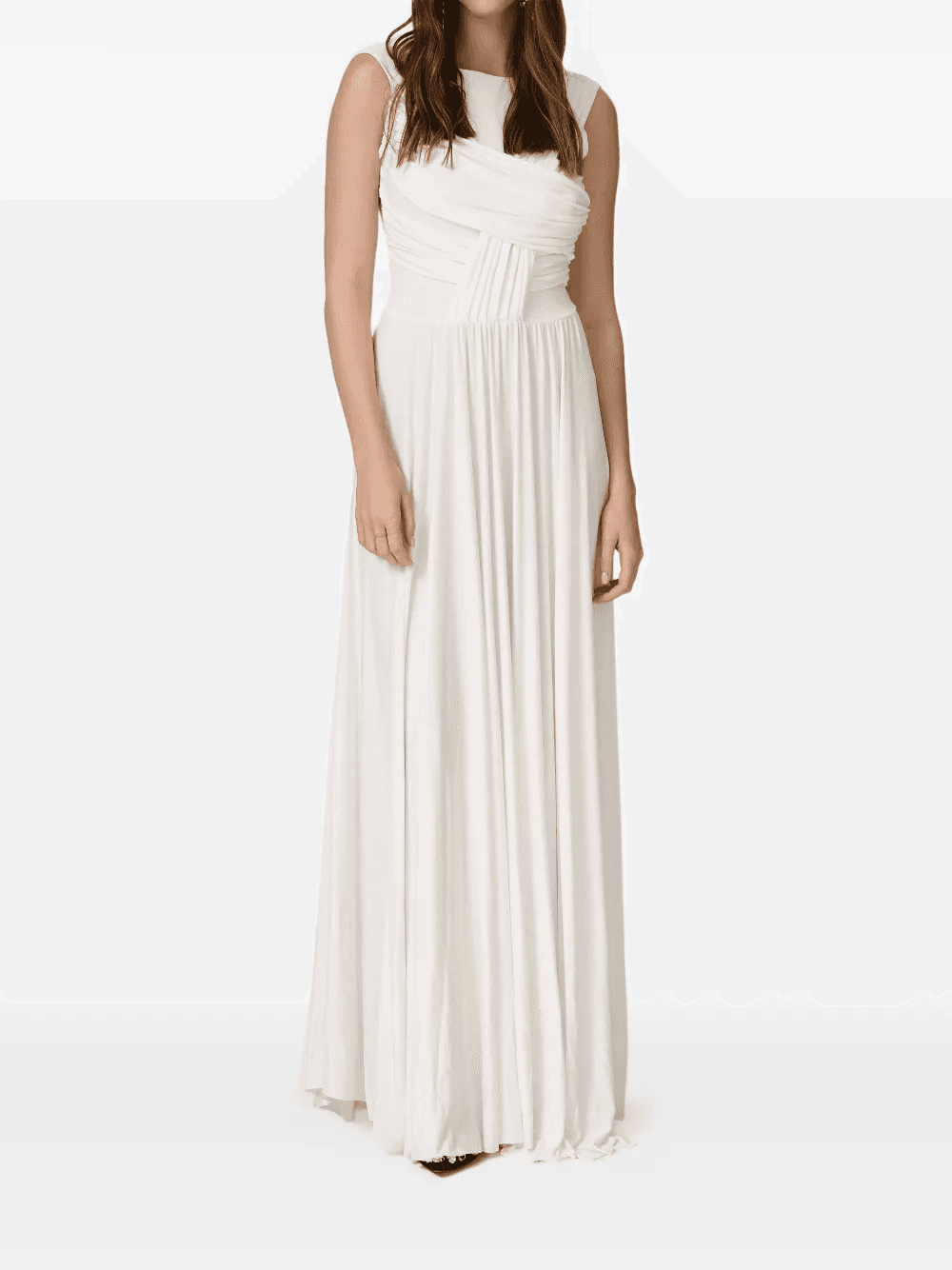 draped maxi dress - Image 1
