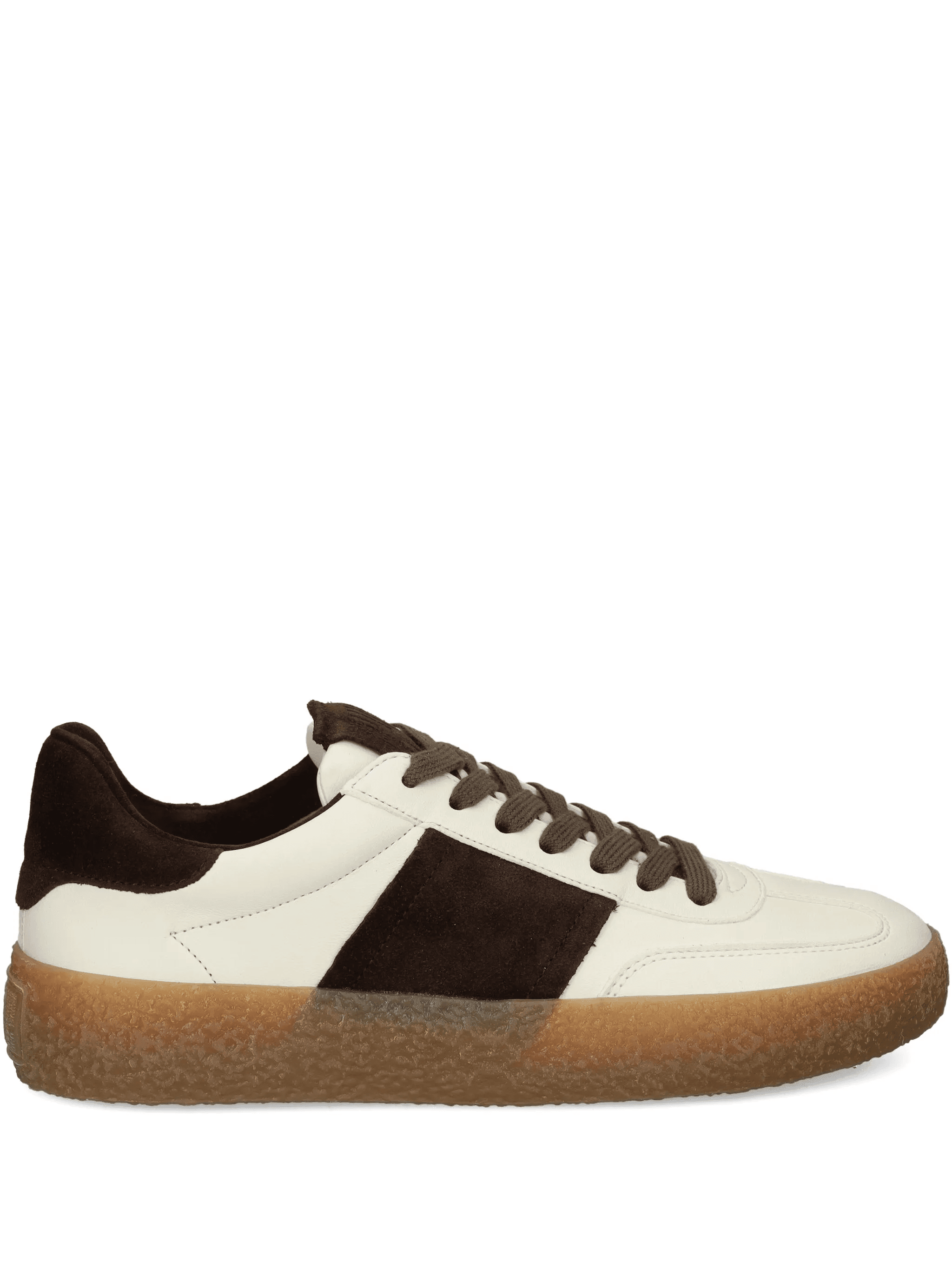 panelled lace-up sneakers - Image 1
