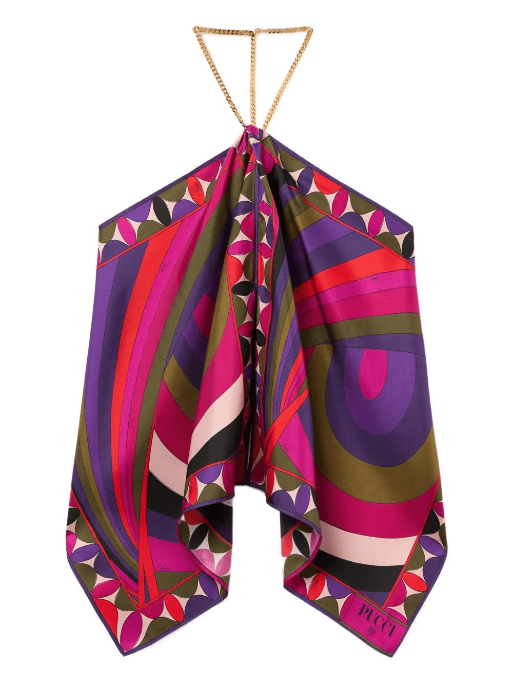 Orchidee-print chain top - Image 1