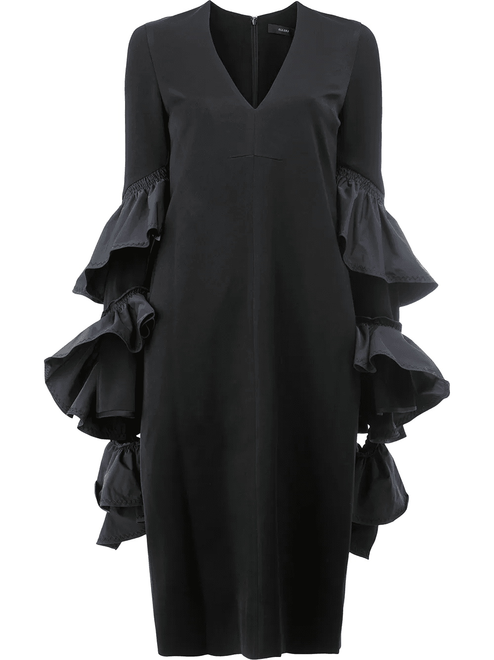 ruffle panel dress - Image 1