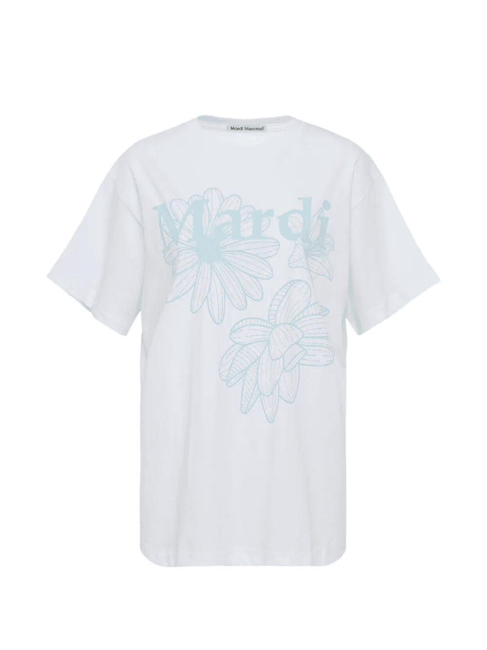triple flower-print T-shirt - Image 1
