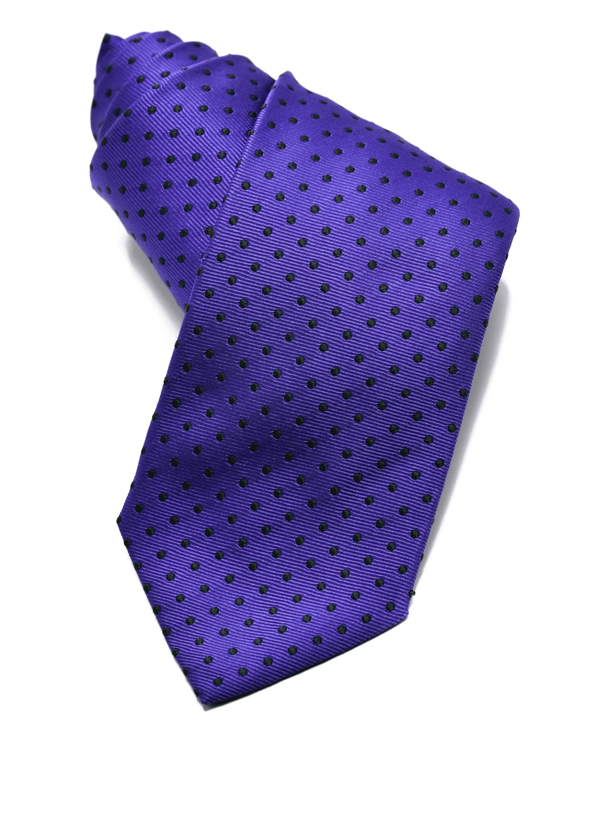 polka-dot silk tie - Image 1