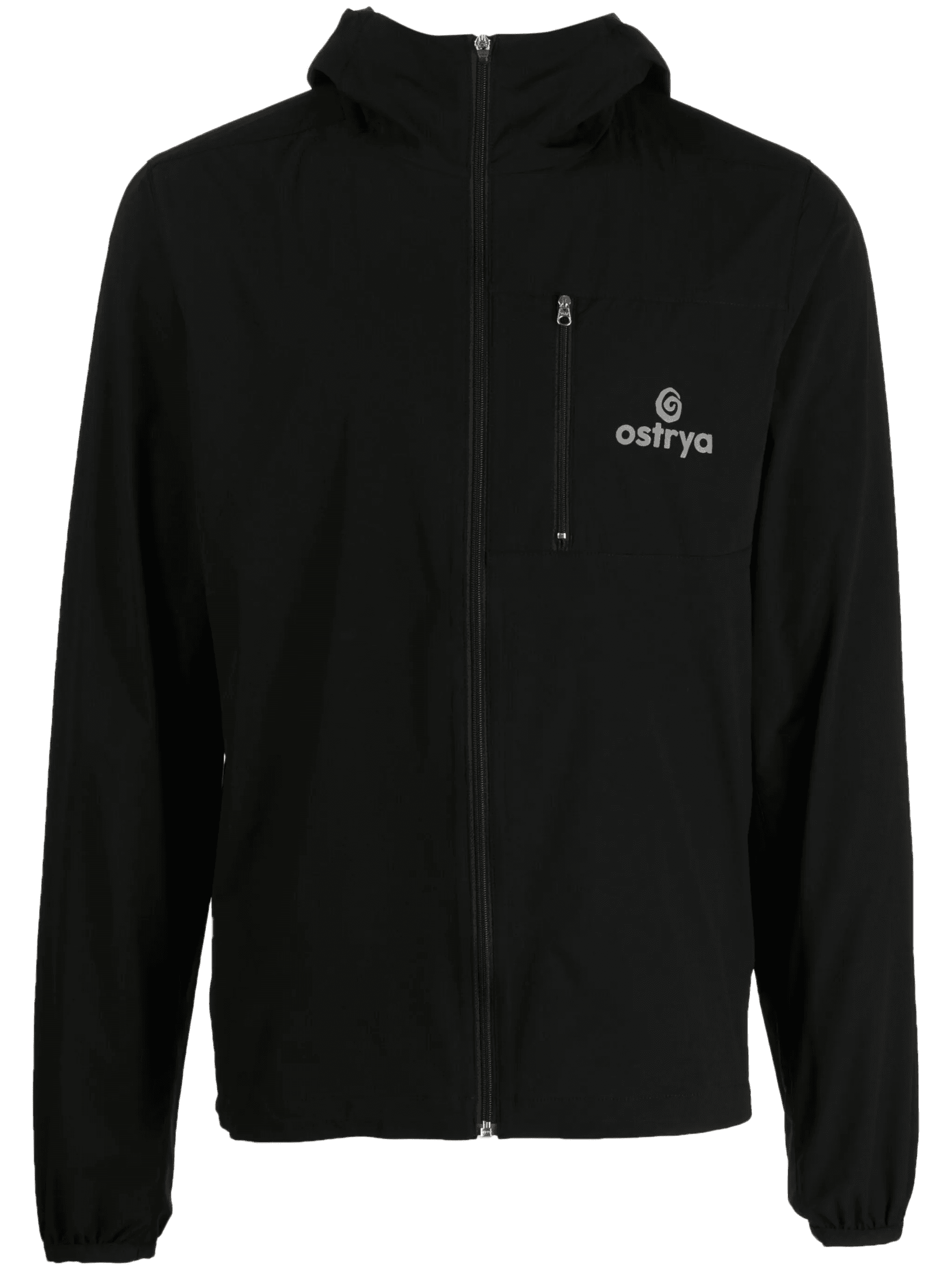 logo-print hooded jacket - Image 1