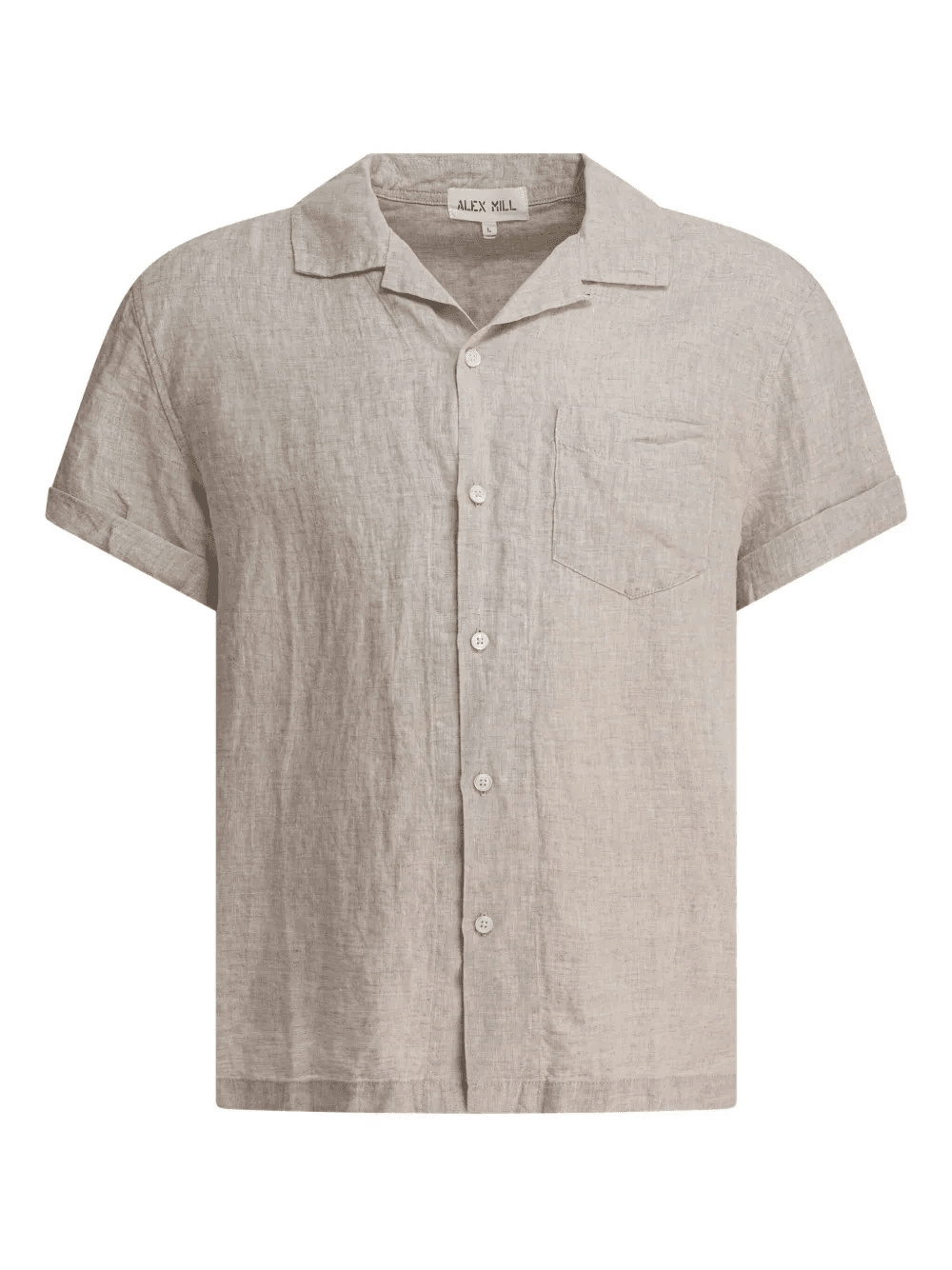 chest-pocket short-sleeve shirt - Image 1