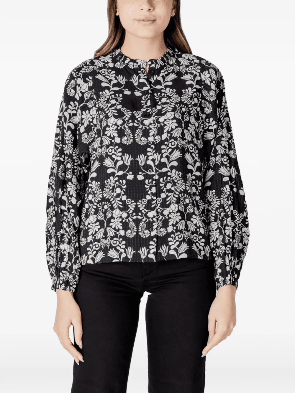 floral-print blouse - Image 1