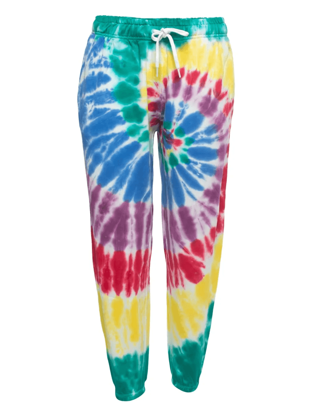 pre-owned tie-dye track pants - Image 1