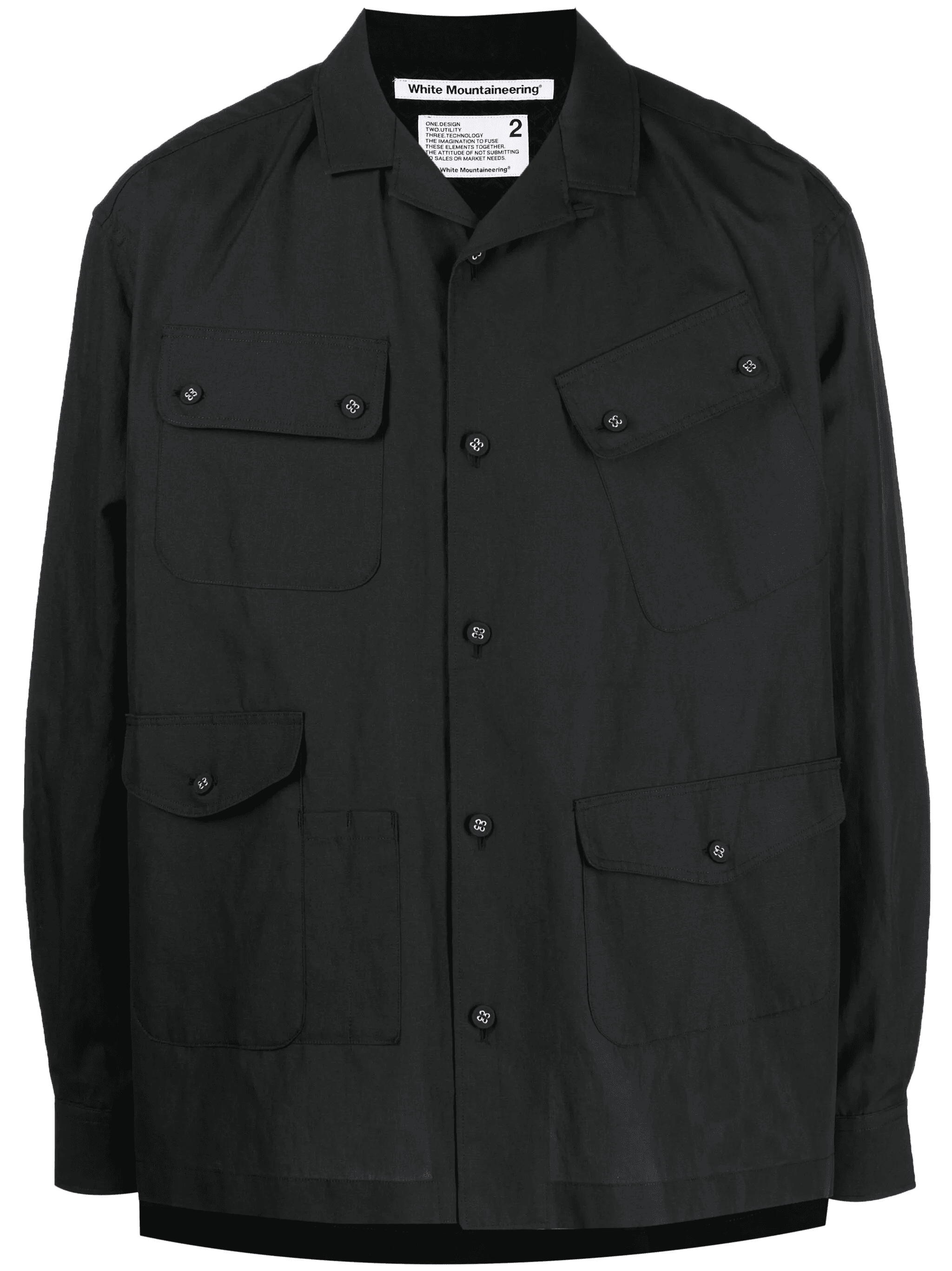 multi-pocket shirt jacket - Image 1