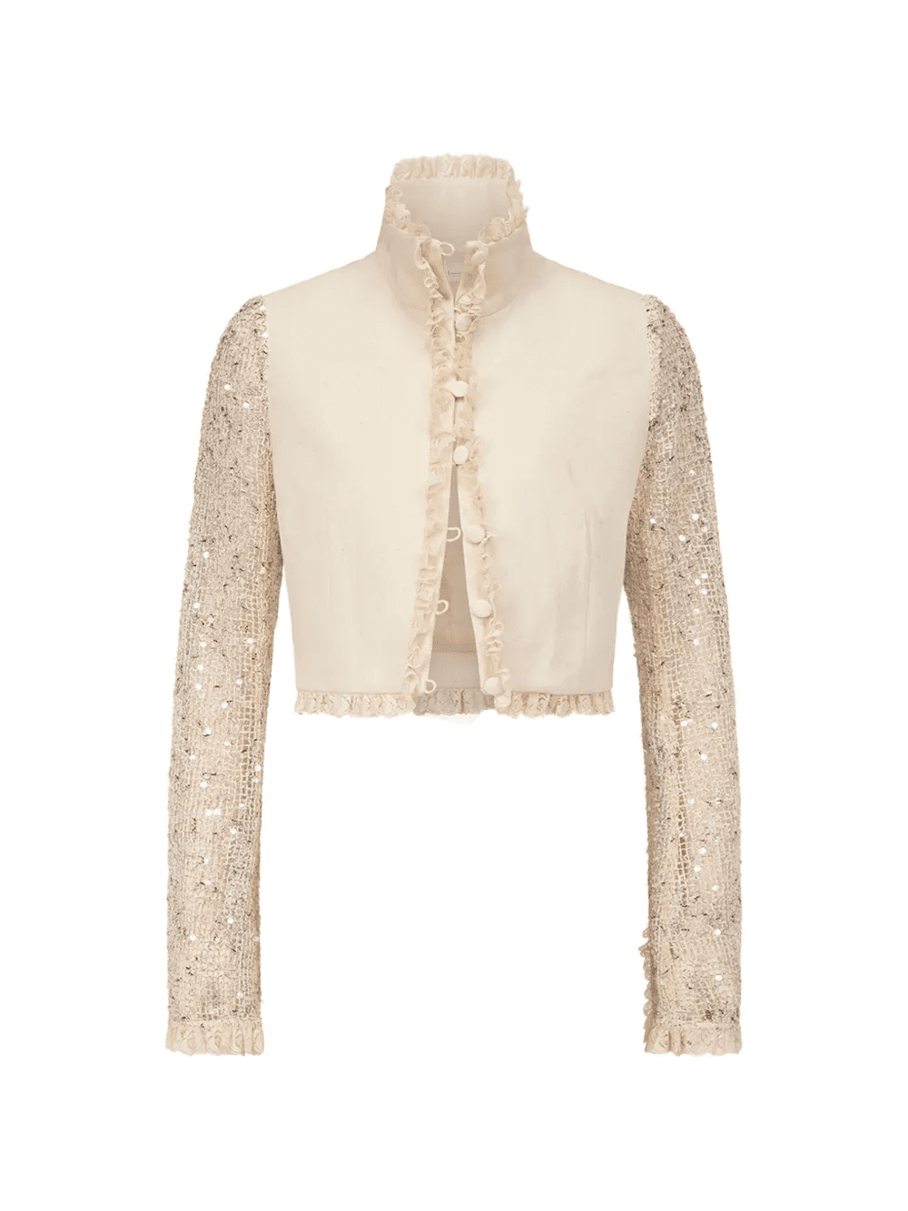 Odile ruffled sequin jacket - Image 1