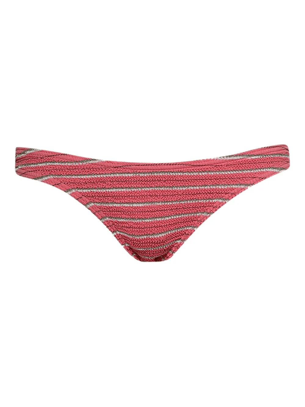 Sign stripe-ribbed bikini bottom - Image 1