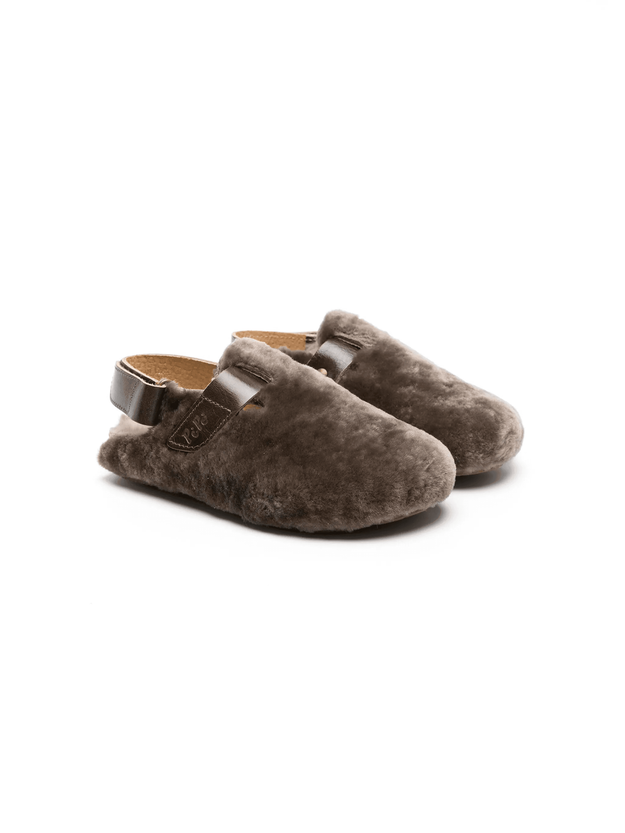 slingback fleece slippers - Image 1