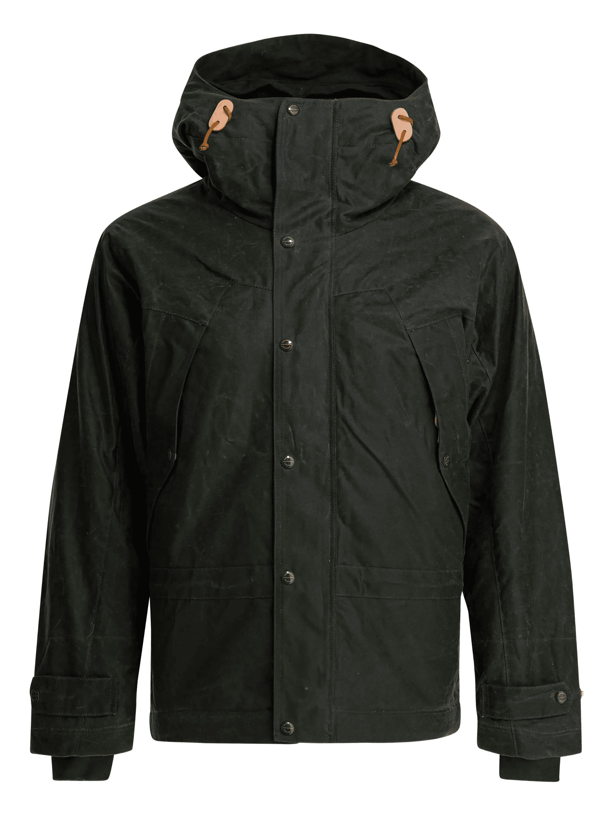 panelled hooded jacket - Image 1