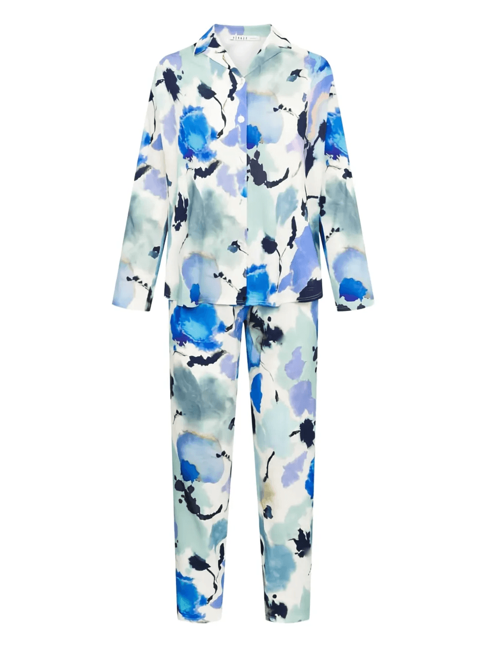 V-neck floral pajamas - Image 1