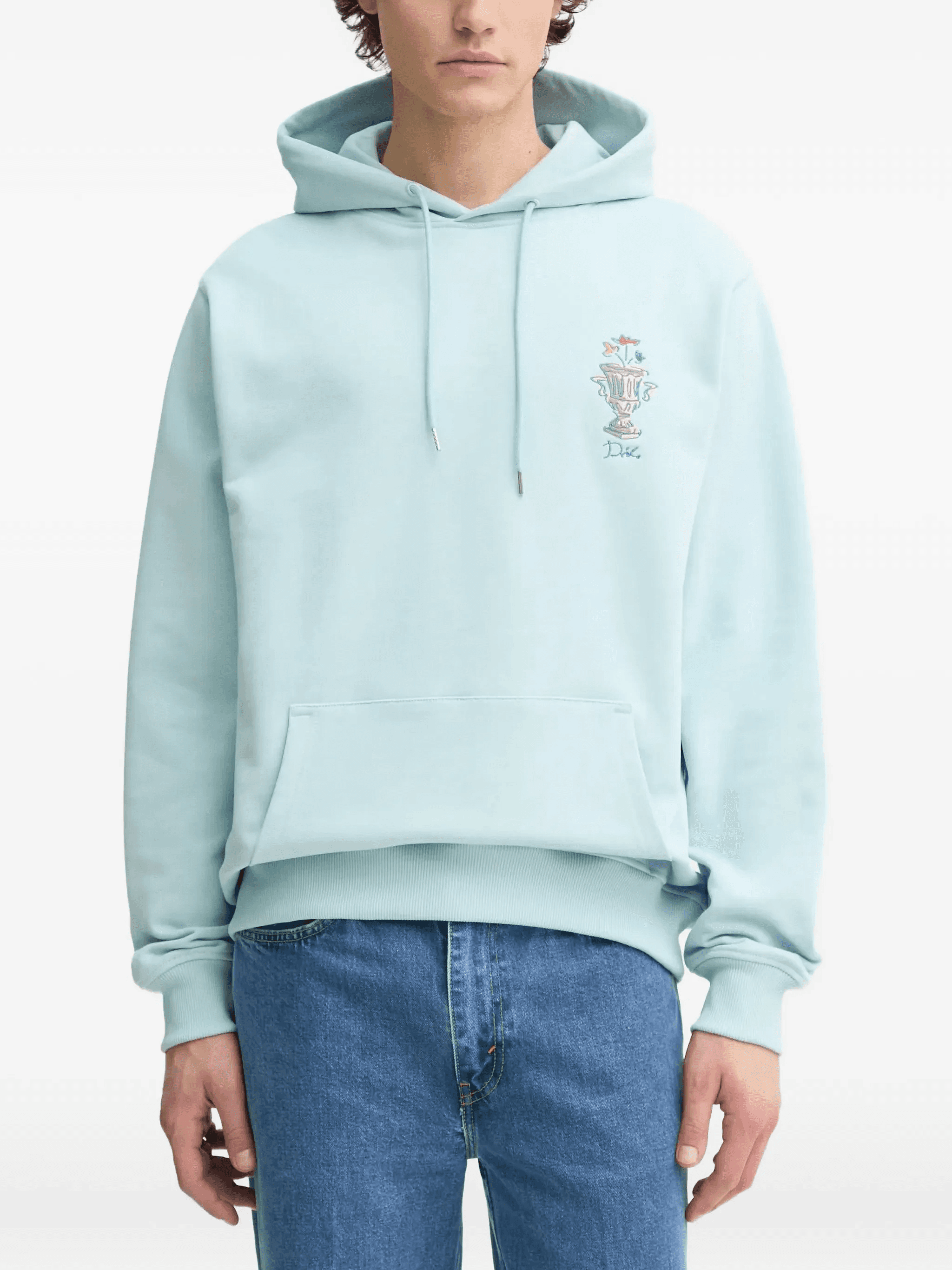 vase graphic-print hoodie - Image 1