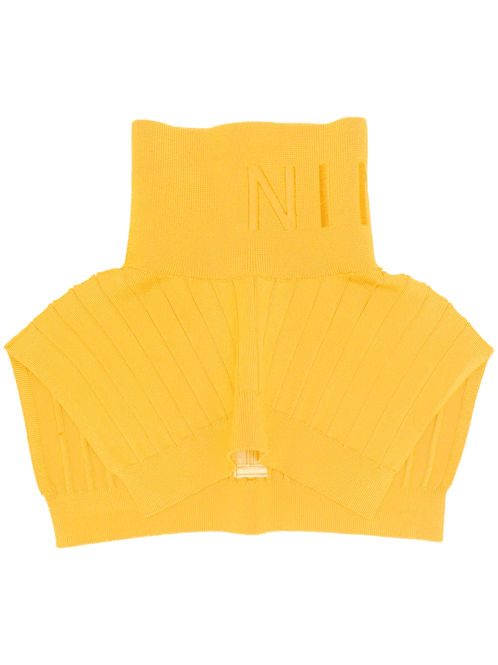 turtleneck ribbed scarf - Image 1