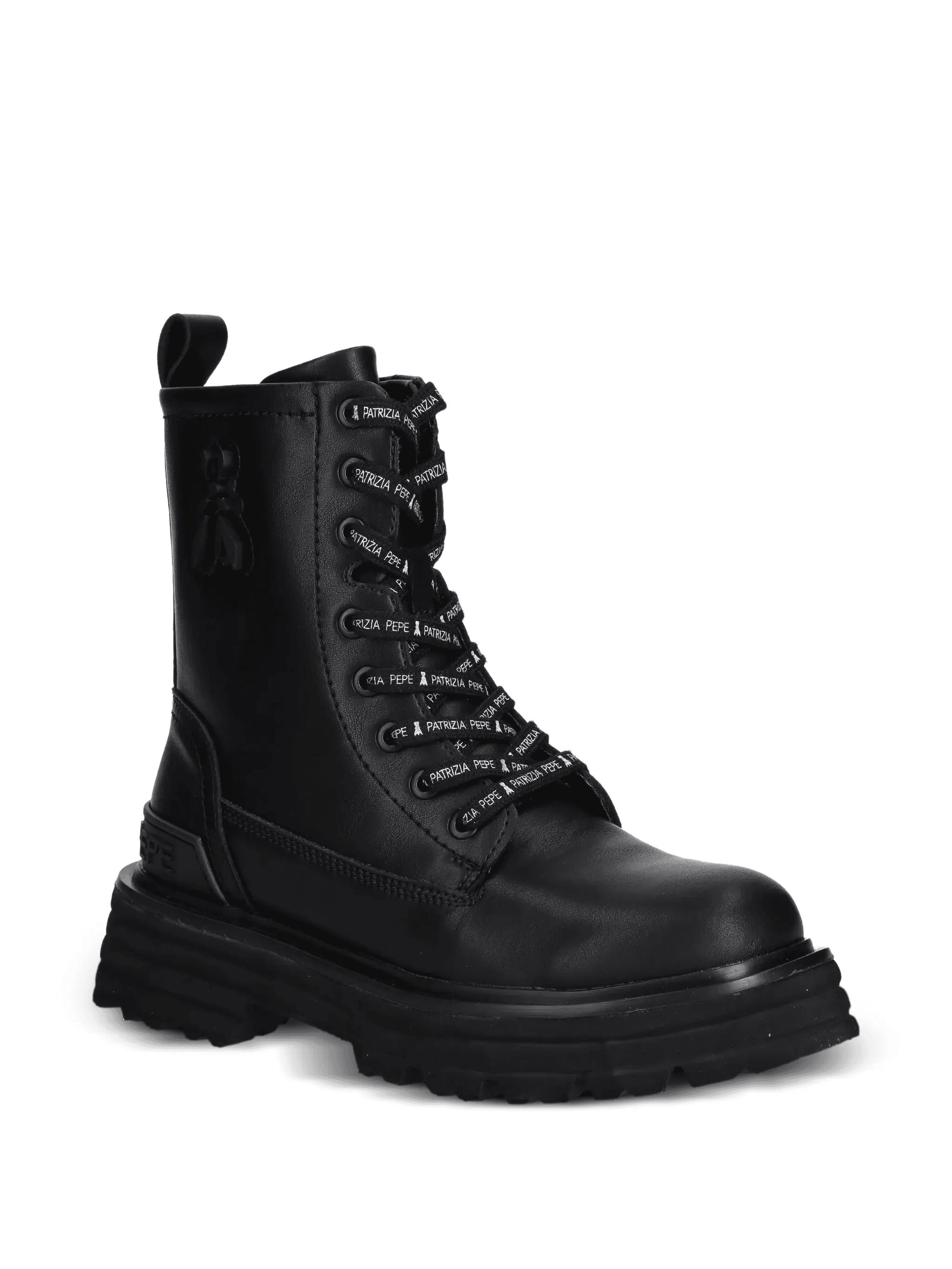 Fly-detail lace-up boots - Image 1