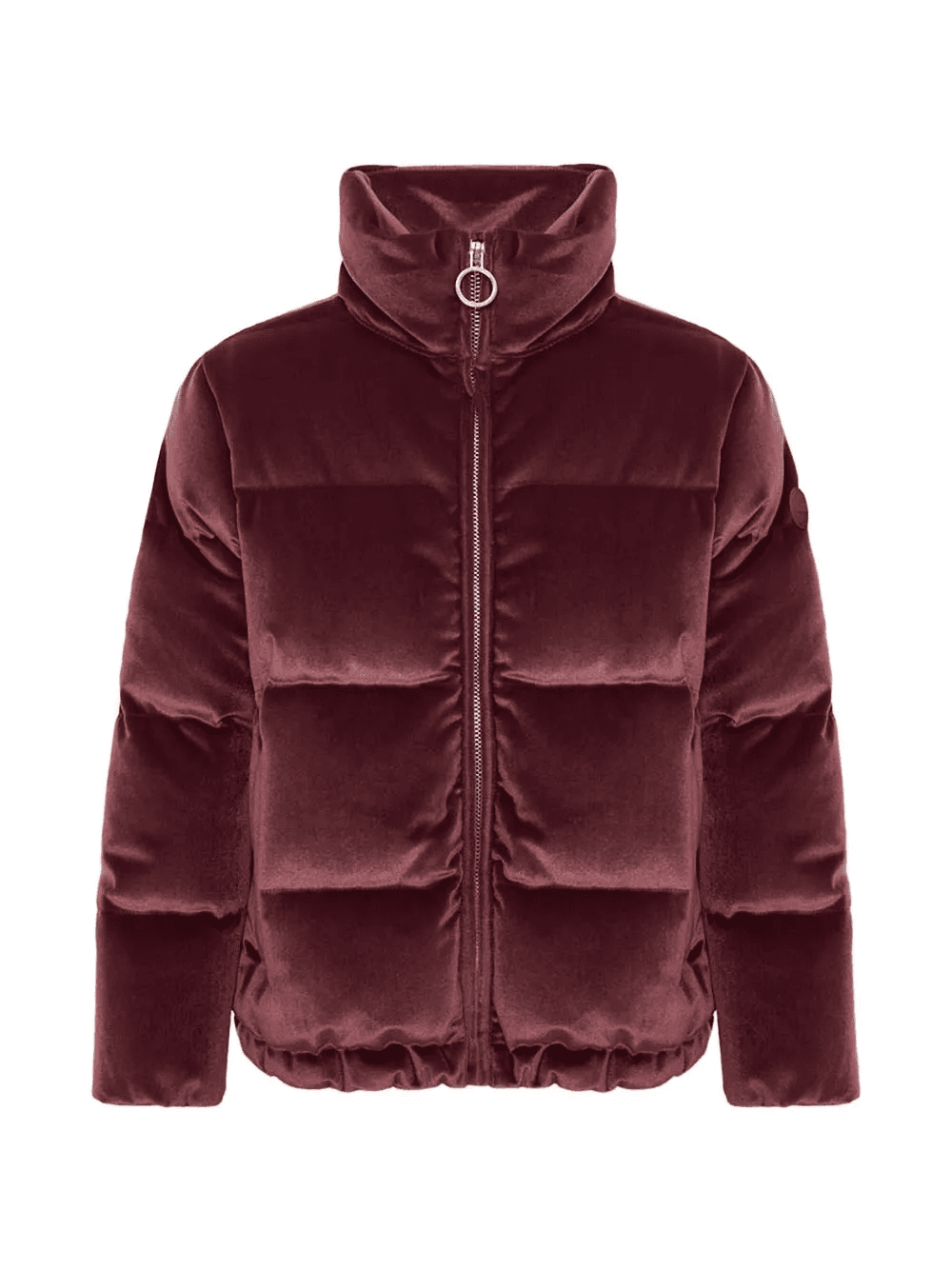 high-neck quilted jacket - Image 1
