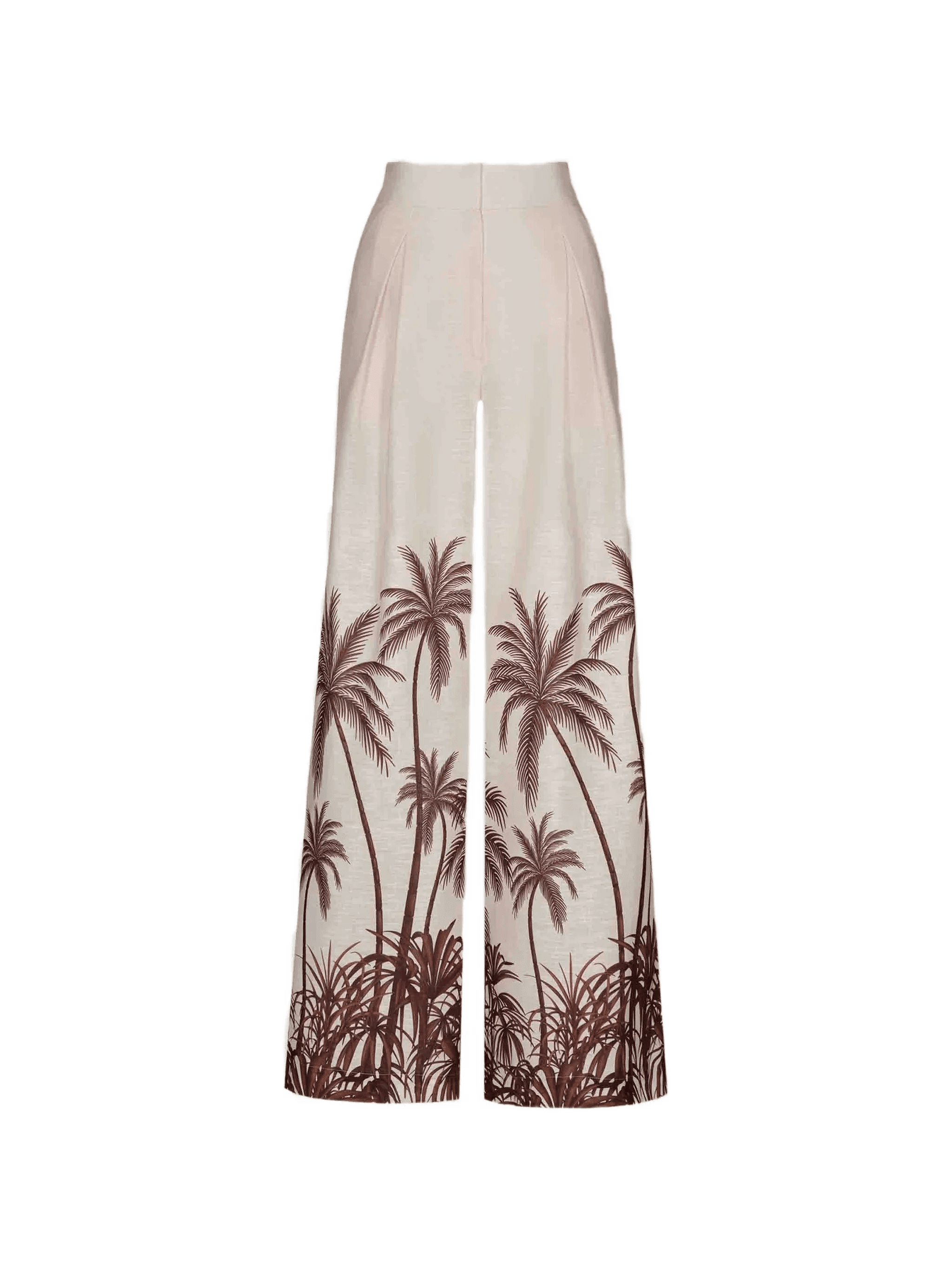 palm print palazzo pants - Image 1