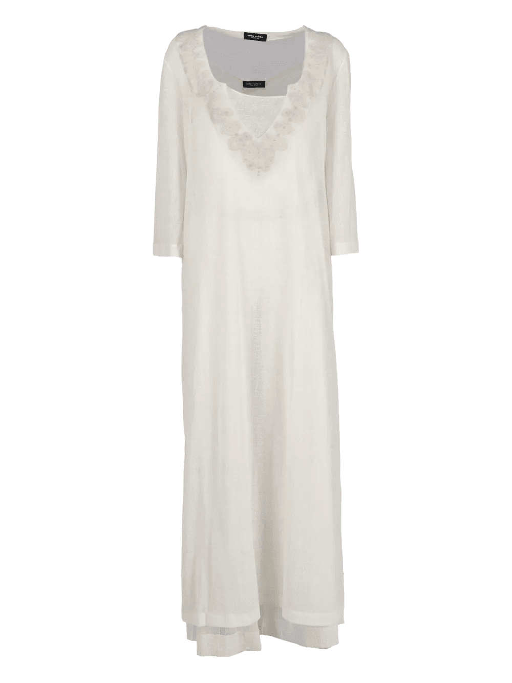 2000s floral-embroidered dress - Image 1