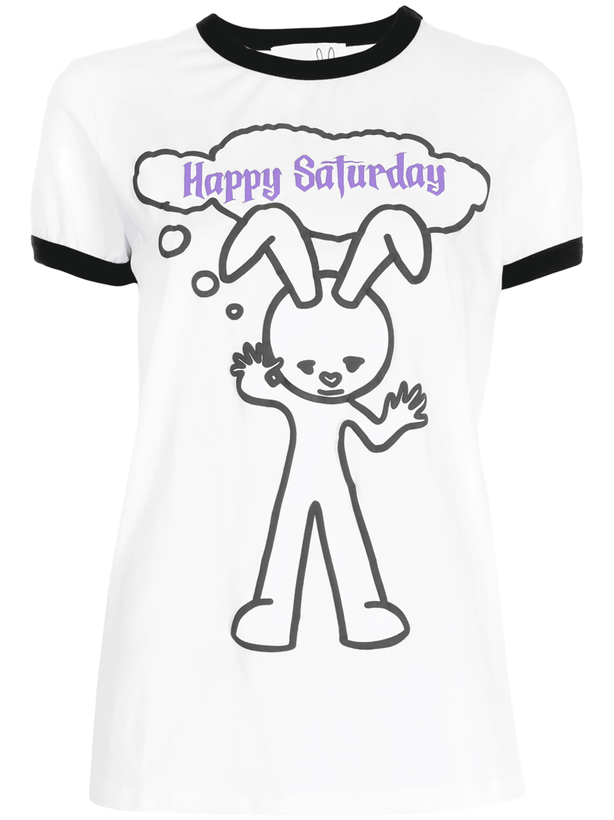 happy sunday-print T-shirt - Image 1
