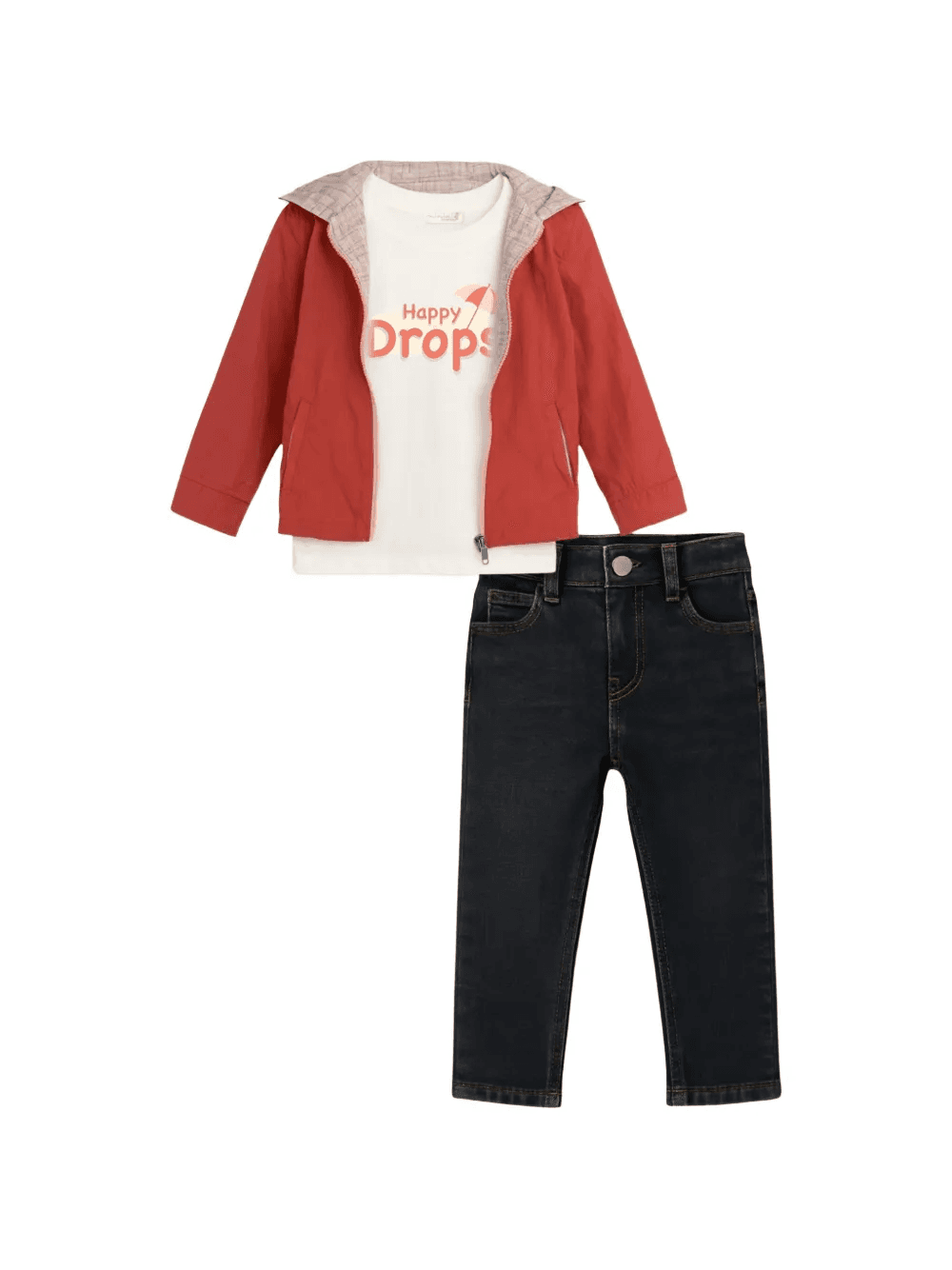 button-fastening trousers set (set of three) - Image 1