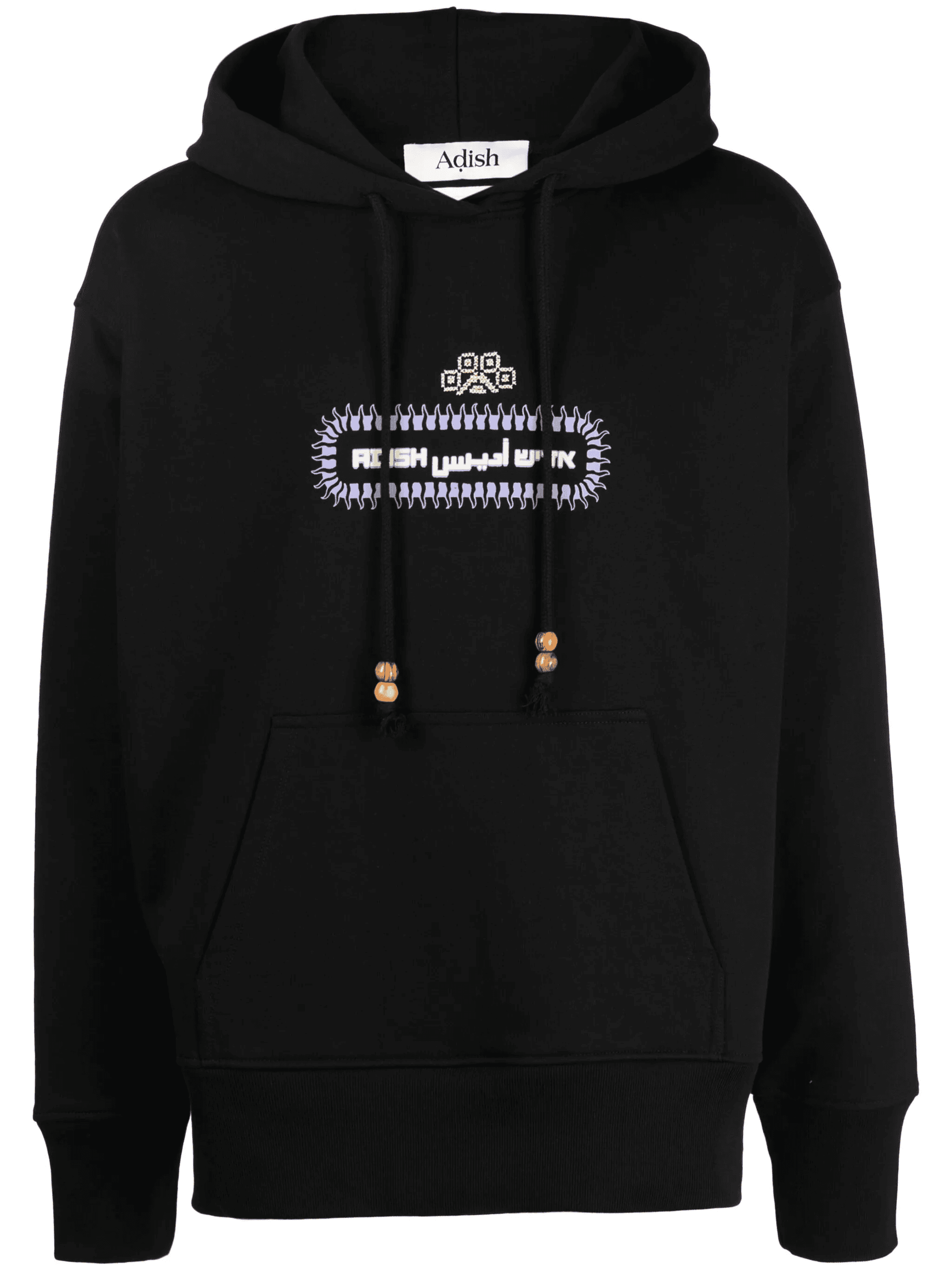 Alkhws logo-print cotton hoodie - Image 1