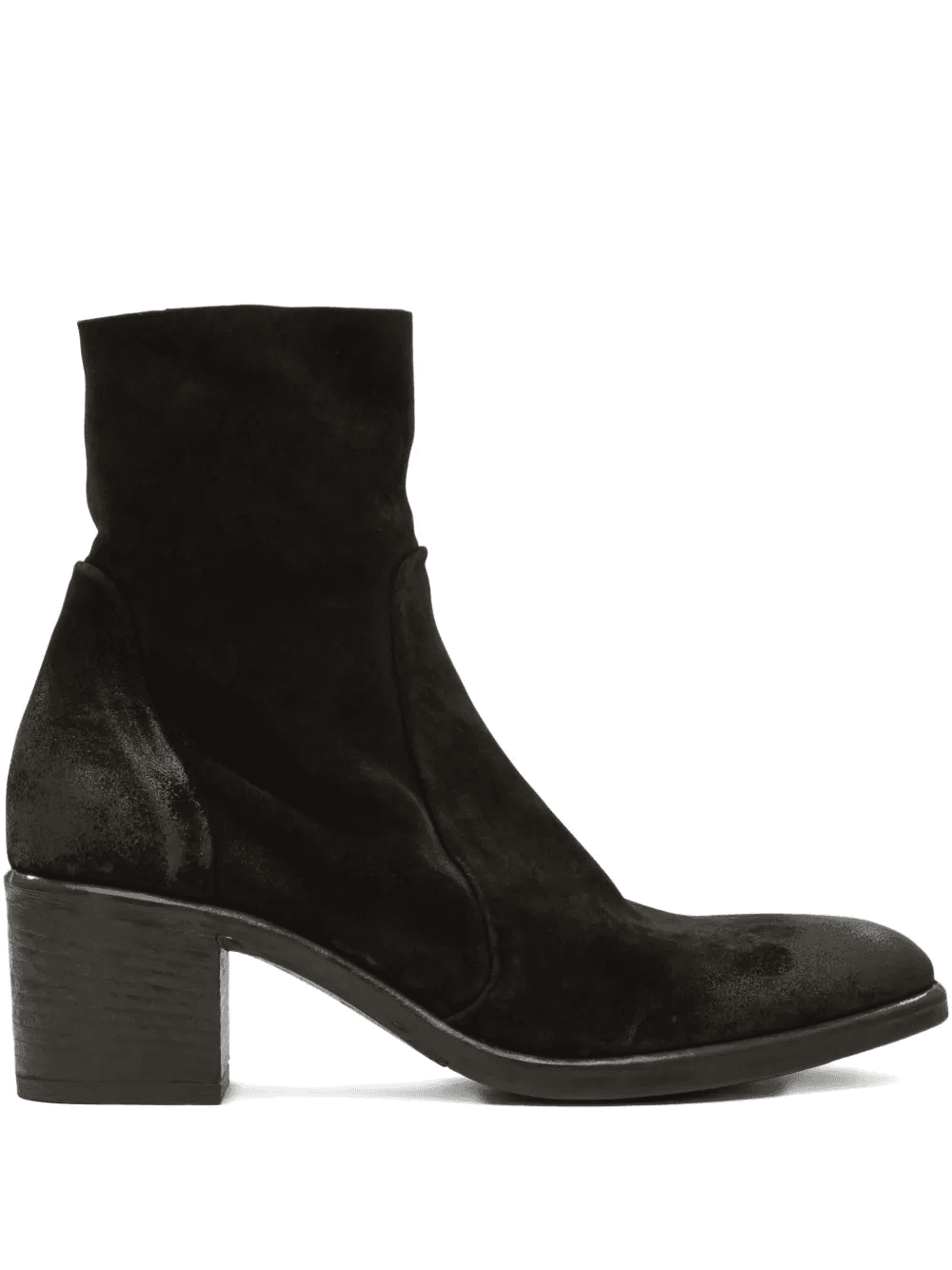 strategia shoes zip-detail block-heel boots - Image 1